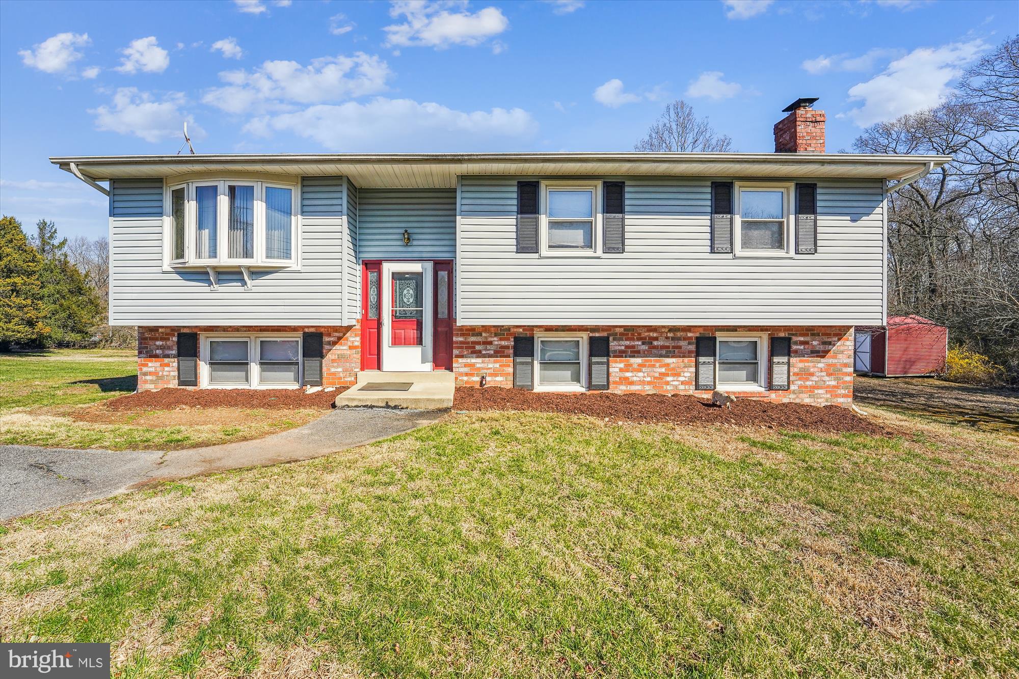 Nice quiet location, beautiful 4 bedroom, 2.5 bath split foyer on a large , level and very usable 1+ acre lot.
Main level includes a table space kitchen, three bedrooms, two full bathrooms, living room & dining area,
 a sun room that is heated for the winter and has A/C for those warm summer days that opens to a deck. 
The lower level includes a large recreation room with a bar, brick fireplace, a 4th bedroom plus a powder room.  Features include hardwood floors on the main level, replacement windows, updated heat pump and water heater.  If desired the seller will leave any or all of the furniture at no cost.