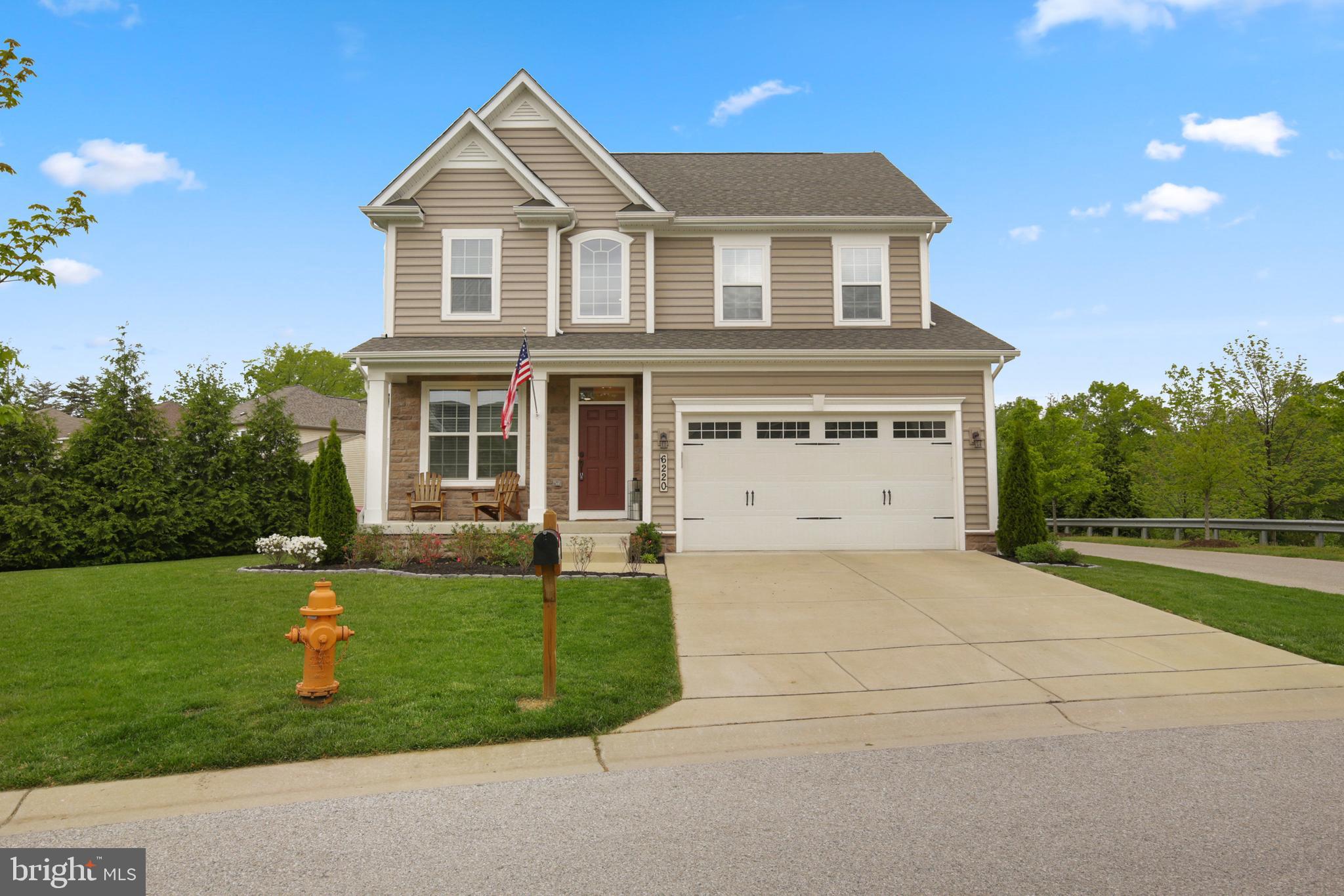 3 years young! This custom-built home by the original owner has it all! Upon entry, you will be greeted by beautiful 3/4" Oak hardwoods throughout the main level. Prepare gourmet meals in the kitchen boasting 42-inch white cabinetry, an expansive center island with a breakfast bar, quartz countertops, stainless steel appliances, and a walk-in pantry. Off the kitchen, you will find a light-filled morning room and a cozy family room with a custom stone fireplace. The spacious master bedroom features tray ceilings, a walk-in closet, an en-suite bath with double vanity, and an oversized frameless glass shower. Three additional generously sized bedrooms and a full bath conclude the upper level. Another large bedroom, a full bath, and a wet bar can be found in this fully finished basement made for entertaining! Enjoy sunny days on the back deck and paver brick patio!