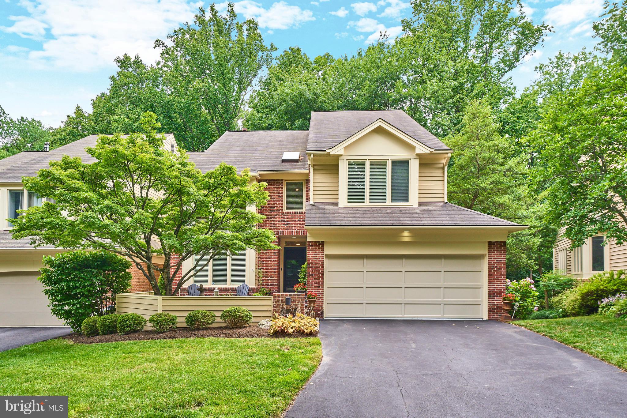 Welcome to a breathtaking Fitzgerald model contemporary detached home in the award-winning Hemingway Cluster that perfectly blends sophisticated architectural design with an active, vibrant lifestyle. Arriving at this exceptional property, you are immediately greeted by a beautiful brick front exterior and a manicured lawn kept picture perfect by an underground sprinkler system and maintained by the HOA. Step inside and prepare to be amazed by the open floor plan, where two story ceilings and dramatic windows frame scenic vistas of mature trees and lush woods. Natural light floods the entire main level, bouncing off gorgeous hardwood floors and highlighting the premium craftsmanship found in every corner. 
<br>
<br>
The main level is designed to flow effortlessly for grand entertaining and casual comfort alike. The gourmet kitchen serves as a magnificent culinary center, boasting upgraded countertops, a large, remodeled center island, high-end stainless-steel appliances, and a custom built-in breakfast area. It flows beautifully into the formal dining and living spaces, where a chic wet bar and cozy gas fireplaces add layers of upscale ambiance. When you want to transition outdoors, sliding glass doors lead to an expansive private deck and patio space, creating an ideal setting for dining under the stars while taking in the serene views. 
<br>
<br>
The upper floor features a stunning primary suite with bay windows to oversee the deck below and your private wooded kingdom.  Around the corner is a large walk-in closet and a spa-like upgraded primary bathroom with a two-person walk-in shower with double shower heads and floor to ceiling glass & tile. 
<br>
<br>
The finished walk-out basement expands your living options significantly, offering a huge recreation room with its own wet bar, an additional 4th bedroom, a 3rd full bathroom, and plentiful storage space. It is the ultimate lower-level retreat for hosting long term guests, setting up a premier media room, or creating a dedicated home gym. 
<br>
<br>
Living in this highly desirable cluster means you get to experience one of the best Reston neighborhoods with access to Lake Newport. The low maintenance annual HOA fee conveniently covers your lawn care, snow removal, and common area upkeep, which means your weekends are yours to enjoy. Reston is legendary for its community amenities, and from this location, they are right at your doorstep. You can spend your days playing on the nearby pickleball, tennis, and basketball courts, exploring miles of interconnected jogging paths and wooded bike trails, or relaxing by the beautiful neighborhood pools and sparkling lakes. 
<br>
<br>
Convenience is entirely unmatched here, with premier shopping, fine dining, and seasonal entertainment at Reston Town Center just a short drive away. Commuters will love being less than three miles from the nearest Metro station, with a local bus stop under half a mile away and Dulles International Airport less than ten miles from your driveway.  Schedule your appointment now and don’t miss this opportunity.