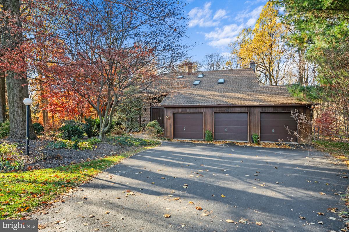 Very nice one-of-a-kind contemporary home! This unique and well-maintained cedar home sits way back on a beautiful lot in a very quiet cul-de-sac location. The bucolic 2 acre lot backs up to woods and can provide complete privacy. Really nice entrance into the 2-story foyer. You'll immediately notice the amount of windows and natural daylight. Huge living room with vaulted cedar ceiling. This room is open to the large dining room and you guessed it, lots of windows looking out over the rear of the property. Wonderful updated kitchen with cherry cabinets and Silestone counter tops. The owners LOVE these counters! They did a really nice job with designing this kitchen. It features plenty of cabinet space, plenty of work space, a pantry, full eating area, and a nice desk area. This leads to the sunken family room. This is a really cozy, but large room for relaxing and entertaining. It features Brazilian Cherry wood flooring, and a floor to ceiling stone gas fireplace. The kitchen area leads out to the rear deck and pool area. Yes, this home features an in-ground pool! There is a large two-tiered Trex-type deck with plenty of room for grilling, entertaining and relaxation. Have you been looking for a home with a pool? The rear yard features a shed and a huge garden area. Wildlife abounds. The owner assures us that there are many lovely plantings that will provide you with much enjoyment in warmer weather. Back on the main floor, there is a large convenient first floor powder room and main floor laundry. The home also features a generous 3-car garage. On the upper level there is a gorgeous owner's suite with 2 closets and an en suite bath. The bath features a double bowl vanity and walk-in tile shower. The rest of the 2nd floor features 3 more bedrooms and a hall bath with skylights. The home has a large basement that is ready to finish. It also features a workbench and a Bilco-type exit. There is an attic over the garage with 2 skylights for more storage. The heating and cooling is accomplished with an efficient heat pump. There is also a Danish coal stove that is available for backup. It heats water and feeds the heat pump. (the seller hasn't used it for approx. 10 years due to their age, but can explain how it works) The home also features a propane generator. A perfect addition for country living with no interruptions in bad weather. This an all around lovely home and I hope that you will appreciate the features as well the way it was lovingly maintained!  1-yr Warranty included with acceptable offer.