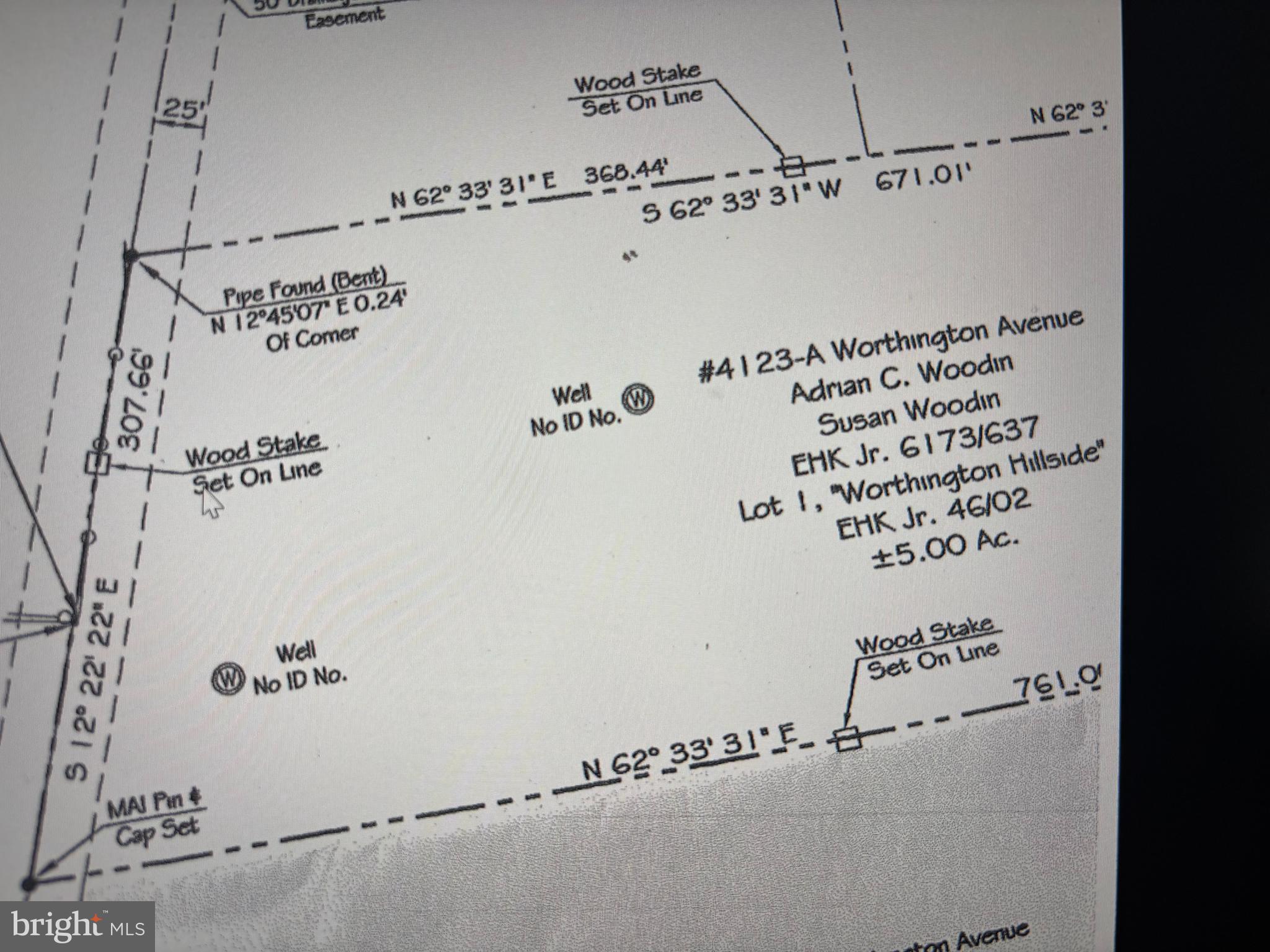 Level wooded 5 acre lot now available.  This lot has a shared driveway. Located in Worthington Hillside.