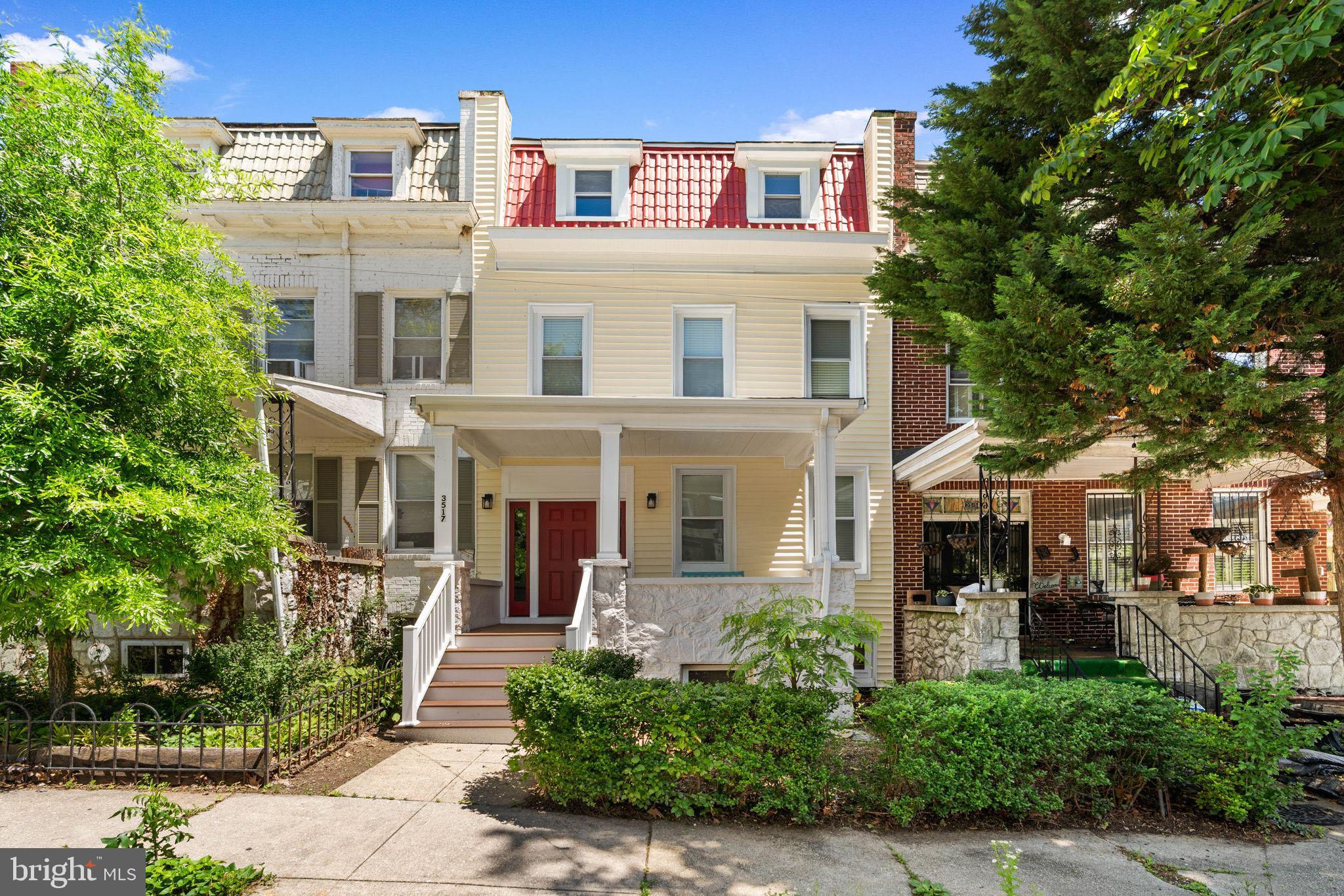 Enjoy the convenience of city living in Baltimore's Gwynn Falls neighborhood. This spacious four-level rowhome was fully renovated in 2026 and offers 5 bedrooms, 4.5 bathrooms, and a versatile layout designed for modern living. The home combines classic character with flexible living spaces and inviting outdoor areas.

A welcoming covered front porch leads into the main living level, where a spacious living room flows seamlessly into the dining area and kitchen. A convenient powder room is located on this level, while direct access to the expansive rear deck extends the living space outdoors.

The upper level features a spacious primary suite with a walk-in closet and private en-suite bath, along with two additional bedrooms and a full hall bathroom. 

The top loft level offers an additional bedroom, another full bathroom, and a large bonus room perfect for a home office, playroom, or guest space.

The lower level provides added functionality with a 5th bedroom, full bath, laundry area, utility room, storage space, and private rear entrance. 

Outdoor space includes a rear deck, charming front porch, and private parking pad. 

Beyond the home, residents enjoy convenient access to Druid Hill Park, the Maryland Zoo, Mondawmin Mall, and the emerging Reservoir Square district. Nearby MTA bus routes, I-83, and major city thoroughfares make commuting throughout Baltimore simple, while local shopping, dining, and everyday conveniences are all within easy reach.

This property offers an exceptional opportunity to enjoy the best of Baltimore living.