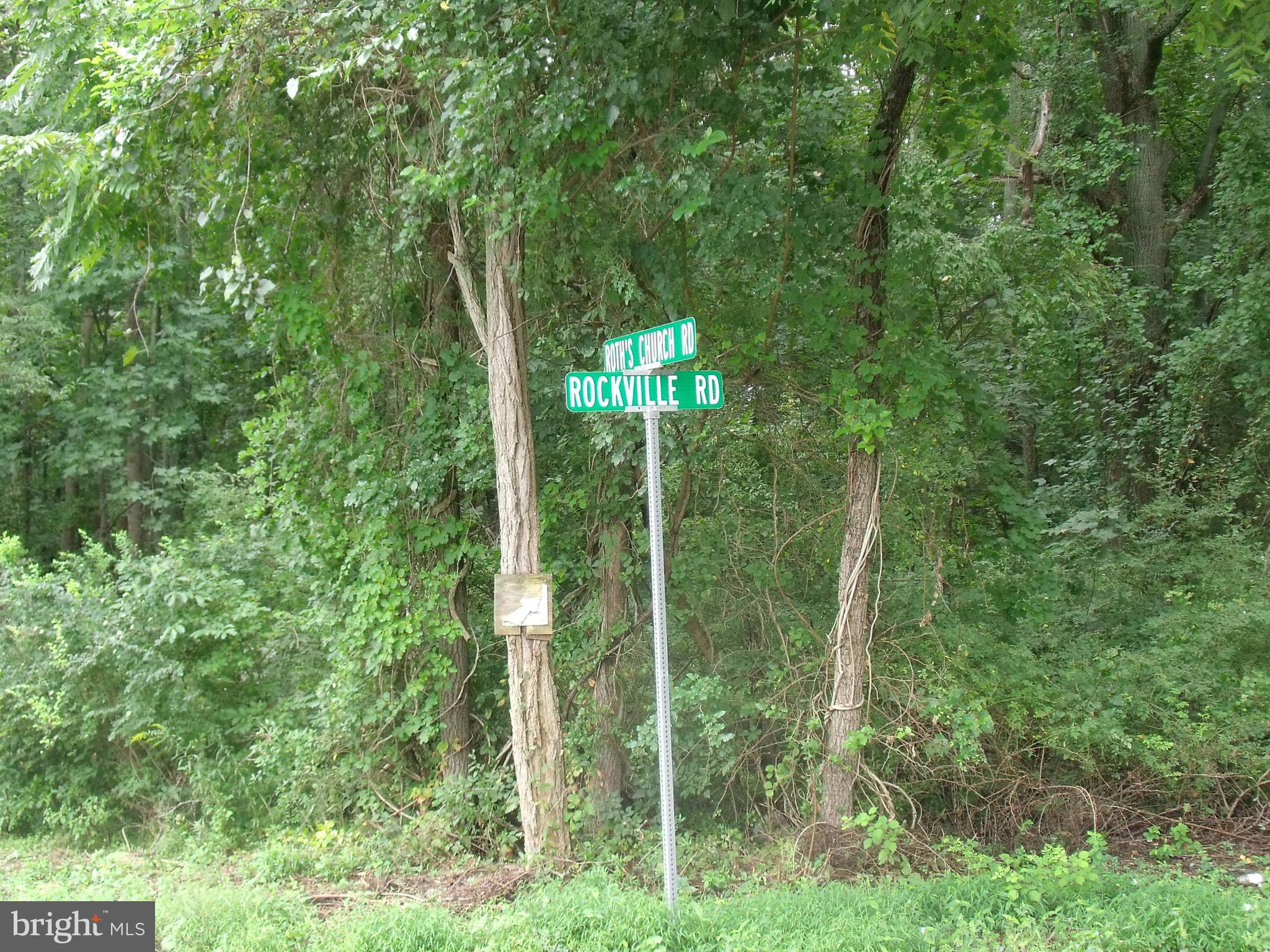 Exceptional and rare. 5.33 acres of wooded beauty. Build the home of your dreams in this beautiful setting. Located on the corner of Roths Church and Rockville Roads. The contour is perfect. Enjoy all of natures delights in this sanctuary.