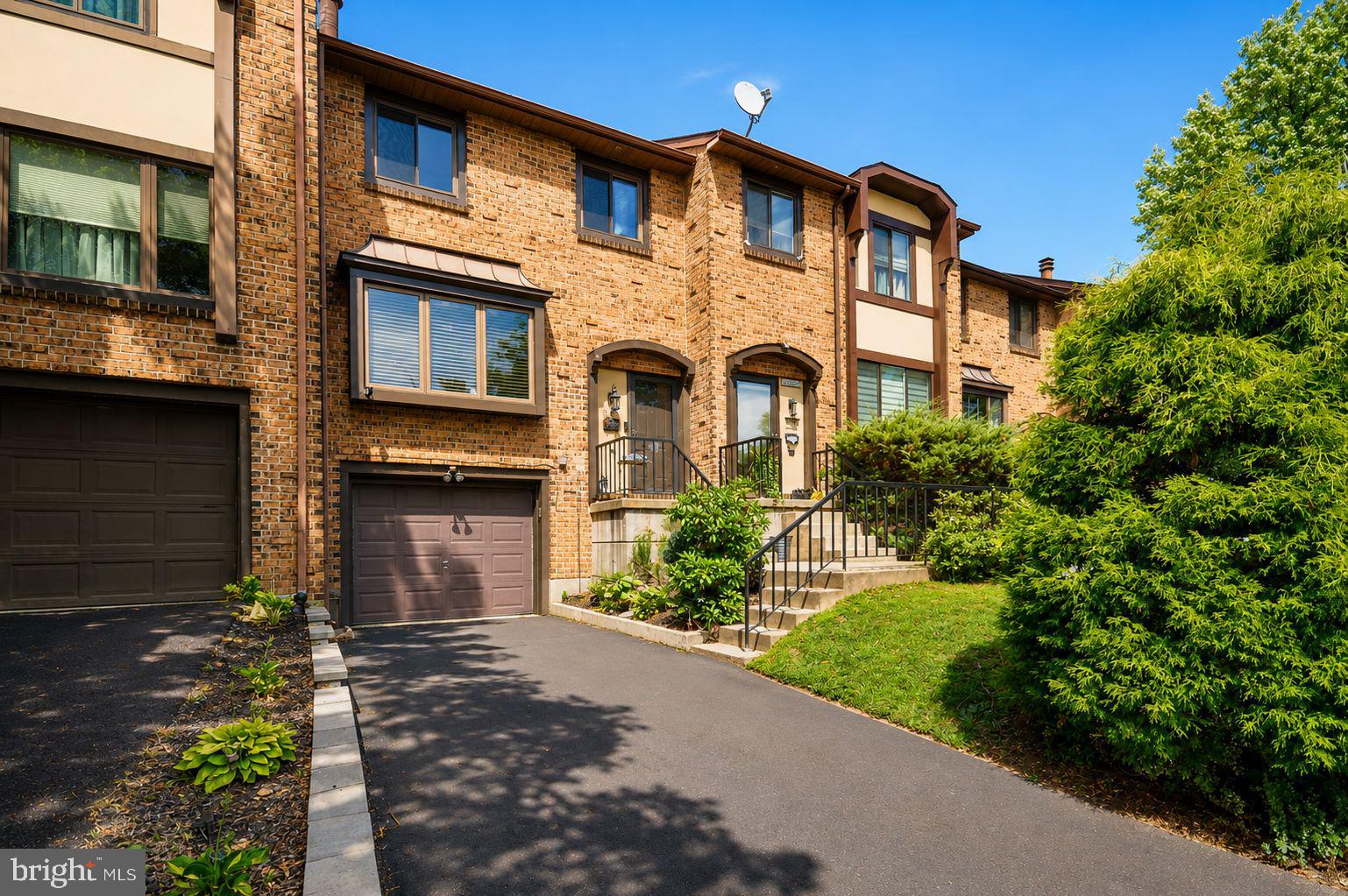 Nestled in the charming Village Shires community, this exquisite townhouse offers a harmonious blend of contemporary and colonial architectural styles, creating a warm and inviting atmosphere that feels like home. With three spacious bedrooms and one and a half elegantly appointed bathrooms, this residence is designed for both comfort and functionality. Step inside to discover a beautifully finished interior featuring rich hardwood flooring that flows seamlessly throughout the main living areas. The inviting dining area is perfect for hosting intimate gatherings, while the eat-in kitchen boasts modern conveniences, including a sleek electric oven/range, a dishwasher, and a microwave, all designed to elevate your culinary experiences. Recessed lighting casts a soft glow, enhancing the ambiance of this delightful space. The living room is a true centerpiece, complete with a cozy fireplace that beckons for quiet evenings spent with loved ones. Large bay windows invite natural light, creating a bright and airy feel that enhances the home's warmth. Ceiling fans provide a gentle breeze, ensuring comfort year-round. Venture downstairs to the fully finished basement, which offers walkout stairs for easy access to the outdoors. This versatile space can serve as a recreation room, home office, or additional living area, tailored to your lifestyle needs. Outside, the property features a charming deck, perfect for morning coffee or evening relaxation, surrounded by the beauty of the community. Enjoy the convenience of an attached garage and an asphalt driveway, providing ample parking for you and your guests. The Village Shires community enhances your lifestyle with amenities such as a clubhouse and a refreshing community pool, ideal for summer days spent soaking up the sun. The association takes care of common area maintenance and snow removal, allowing you to enjoy a low-maintenance lifestyle. With its prime location, this townhouse offers easy access to local parks, shopping, and dining, making it a perfect retreat for those seeking both tranquility and convenience. Experience the exclusive lifestyle this property offers, where comfort meets elegance in every detail. This home has an eighty gallon water heater, new roof, a shed, a newer sewer pipe with liner, new composite deck, new fridge dishwasher and oven.