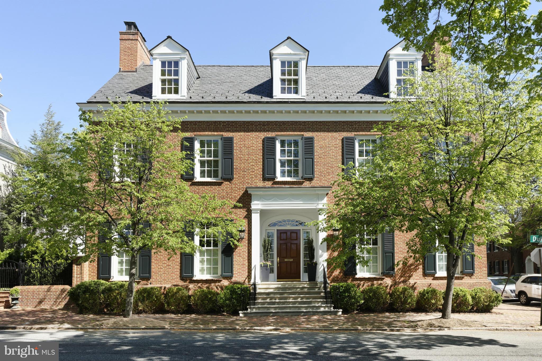 Richly appointed center-hall colonial offers elegant rooms with high ceilings, quarter sewn hardwood floors, 6 stunning fireplaces, and gorgeous staircase.  A beautiful living room and dining room provides entertaining space plus the wood paneled library, large family room just steps from the gourmet kitchen.  5 bedrooms including a luxurious master suite including his/hers baths. 2 car garage.