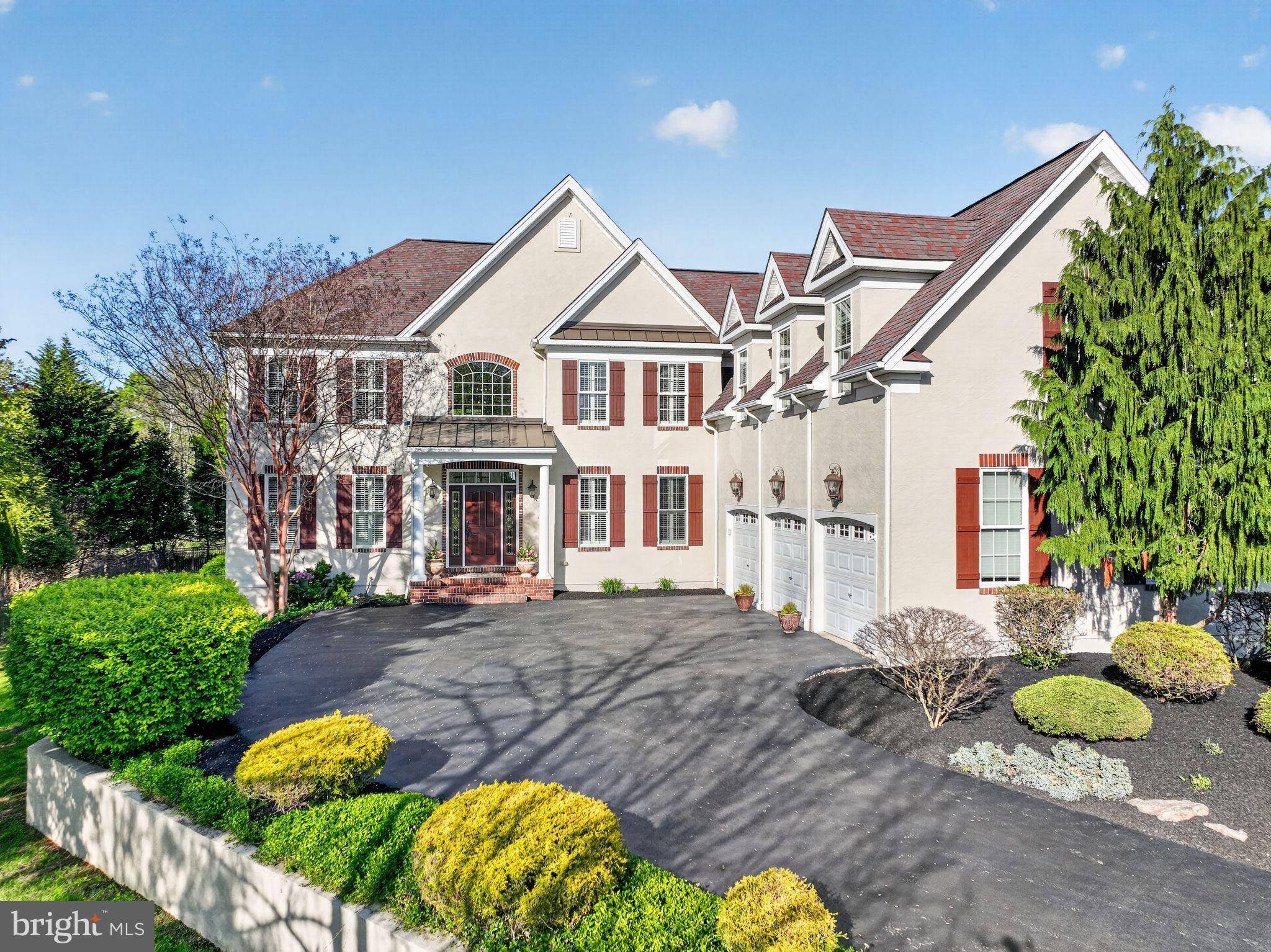 Welcome Home to House Beautiful, Three levels of incomparable living loaded with upgrades and updates and just a few minutes from the shops and restaurants of West Chester Boro. Highlights include a recent $200,000 kitchen redo, hardwood on first and second floors, 5 bedrooms, 4 1/2 baths, Finished Lower level with wine cellar and tasting room, wet bar with wine frig, dishwasher and refrigerator, second family room, dining area and game room and fifth bedroom and bath, covered porch with flagstone flooring and two tier paver patio with fireplace, Primary Bedroom  with tray ceiling, sitting room with built ins, updated  lavish bath with soaking tub and walk in tiled shower and multiple closets including professionally organized walk in plus work out room or second home office, 2 story entry foyer, Formal Living Room,  Dining Room with tray ceiling and custom moldings, first floor study, 2 story family room with floor to ceiling stone fireplace,  wet bar/butler pantry with custom cabinetry accessed by the family room or dining room,  Absolutely stunning kitchen with Wolf Appliances including double wall ovens, microwave, six burner gas cooktop, Cove dishwasher and Sub Zero Refrigerator, White raised panel floor to ceiling cabinets with walnut island, and quartz countertops and backsplash,  glass front cabinets feature walnut inlays, recessed and pendant lighting, pantry closet and walk in pantry with barn door,  every attention to detail was considered during the kitchen redo, front and backstairs,  An abundance of crown molding, wainscoting and recessed lights are found through the home, 9' first floor ceilings, Laundry Room with custom built ins, three car garage, the covered porch features vaulted ceilings, ceiling fan and recessed lights overlooking private fenced rear yard. The home is situated on a private  level lot on a cul de sac street convenient to area corporate centers, shopping and schools. Situated within the Rustin High School  boundary.  This home sparkles!   Schedule your tour today