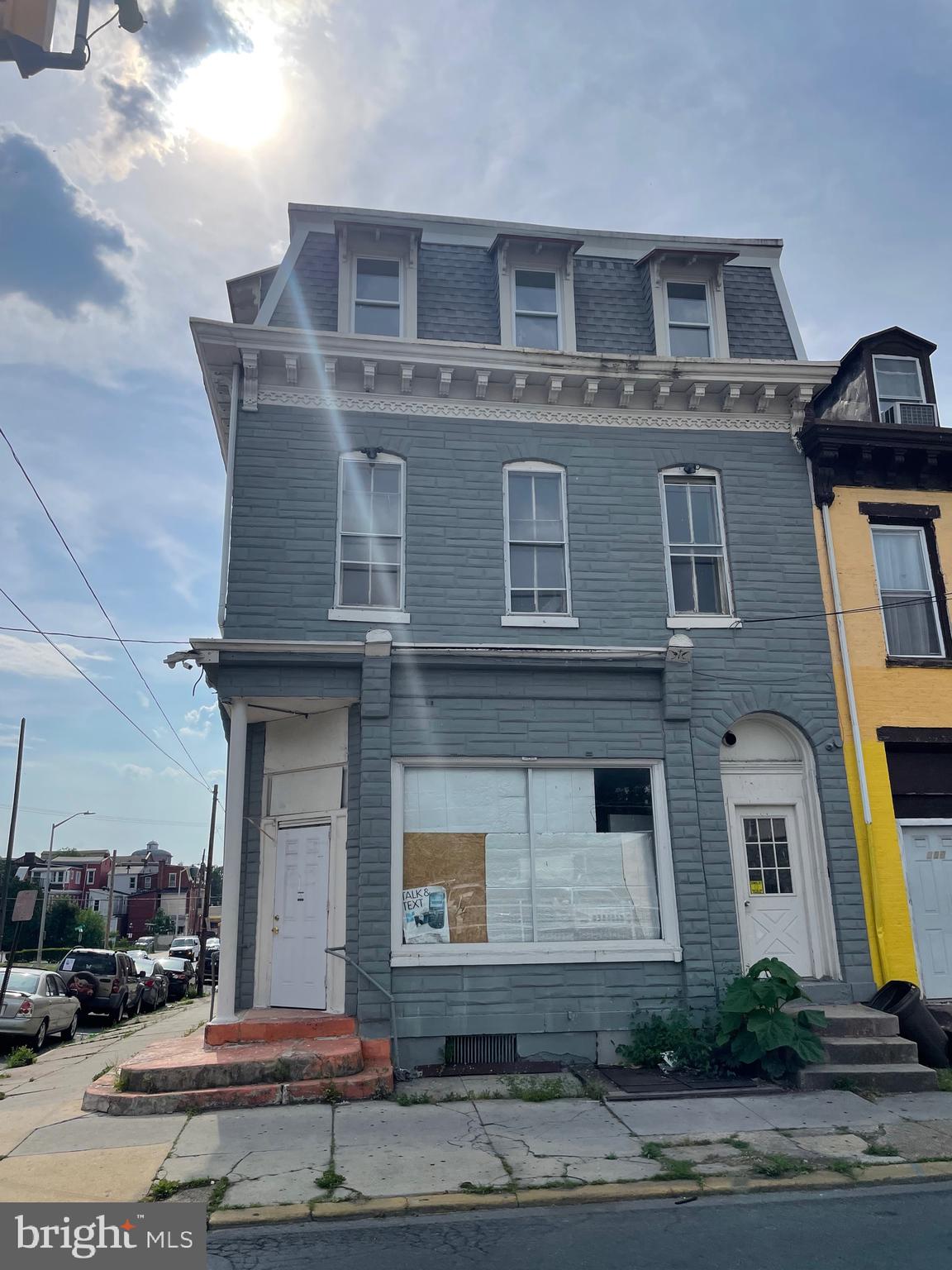 Six total units with 5 residential and 1 commercial unit.  Building is in need of a total rehab.  Plans on file.