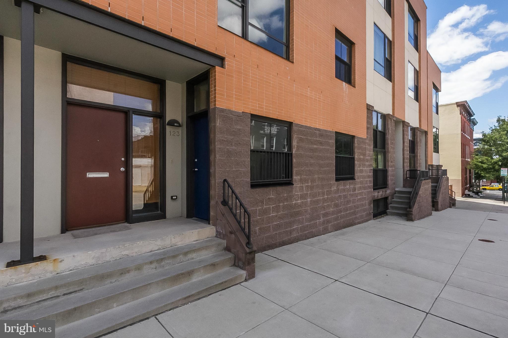 Stunning contemporary garage townhome in the heart of historic Station North.  Terrific open floor plan w/  a fab kitchen.  The huge master suite has plenty of closet space. The 3rd floor features 2 bedrooms plus bonus sitting area.  Just blocks from MICA, UB &Penn Station for Marc/ Amtrak/ JHU shuttle as well as shops, restaurants & theaters. Eligible JHU employees get 23K grant from JHU LNYW.