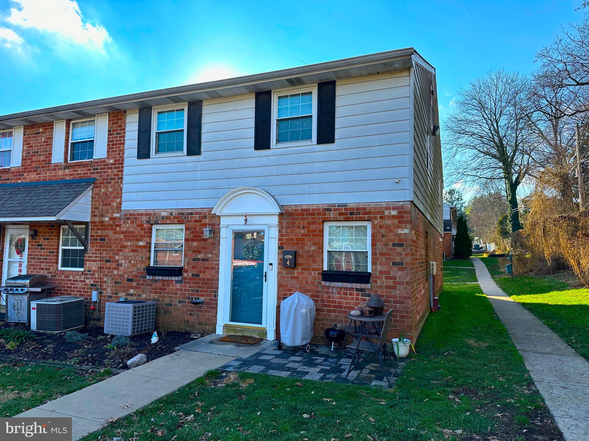 Welcome to your dream townhouse in West Chester, PA! This charming end unit home offers the perfect blend of comfort and style, ensuring a delightful living experience in a sought-after location.

As you step into this meticulously maintained townhouse, you'll be greeted by the open and inviting living room and dining area adorned with luxurious vinyl plank flooring throughout. The spacious layout provides flexibility for various furniture arrangements, making it an ideal space for entertaining or simply relaxing after a long day.

The staircase, refinished with oak treads and painted white risers, adds a touch of elegance to the interior. The attention to detail continues in the updated kitchen, featuring modern cabinets with designer knobs and sleek black appliances, creating a contemporary and functional space for culinary enthusiasts.

The first floor boasts a remodeled half bath, adding convenience and style to the main living area. Upstairs, two generously sized bedrooms await, providing comfortable retreats for rest and relaxation. The full bathroom has been tastefully updated and remodeled, showcasing ceramic tile flooring and surrounds for a spa-like atmosphere.

This townhouse is equipped with modern amenities, including a new central air outside unit for climate control. The electric forced hot air, supplemented by electric baseboard heat, ensures your comfort throughout the seasons.

Convenience extends beyond the home, as the homeowner's association covers water, sewer, and trash fees, simplifying your living experience. Additionally, the end unit design provides privacy, while ample parking makes hosting guests a breeze.

Beyond the comforts of your new home, West Chester, PA, offers a vibrant community with a variety of local attractions. Explore the charming borough's numerous restaurants, serving delectable cuisines to satisfy every palate. Enjoy an evening of entertainment at nearby theaters or immerse yourself in the cultural events and festivals that make West Chester a lively and engaging place to call home.

Don't miss the opportunity to own this well-appointed townhouse in the heart of West Chester, where comfort, style, and convenience converge to create the perfect living space.
DEADLINE FOR OFFERS IS MONDAY 1/15 12 NOON