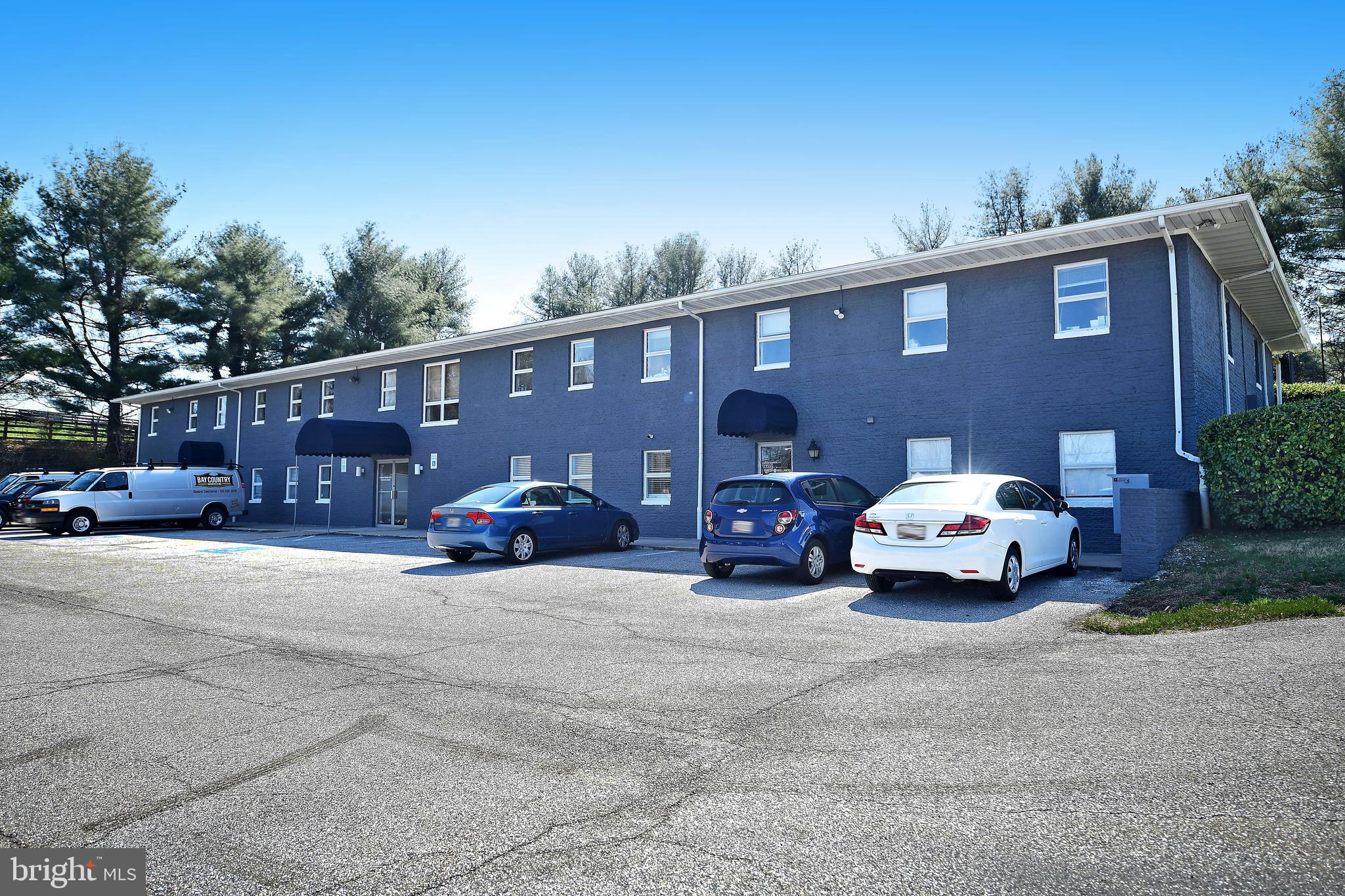 Prime office space on heavily traveled Belair Road in Bel Air. Suitable for office and medical use for $2,700/mth. Can also be converted for a retail use. Approximately 2,568 sqft. Space fronts Belair Road for high visibility. Large parking lot with ample parking. Will have opportunity to have electric signage on Pylon sign on Belair Road. Approximately 20,000 cars pass by this location each day. Located on a corner intersection with traffic light. Contact Listing Agent for showings and/or questions