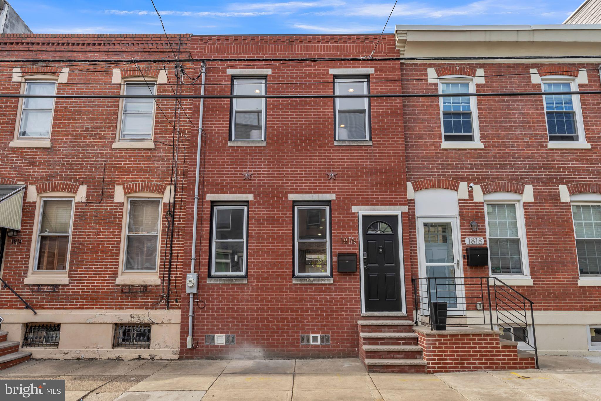 A rare gem in the neighborhood — this freshly painted, 16-foot-wide two-story home offers an impressive amount of space and modern updates throughout. Step inside to find 3 spacious bedrooms, 1 full bath, and a convenient powder room located on the first floor. The kitchen is a chef’s delight with granite countertops, stainless steel appliances including a Wolf stove/oven, a pot filler, and a stylish glass backsplash. Enjoy the warmth and charm of hardwood floors throughout—no carpet in sight! Central AC keeps things cool, while the great outdoor space and low-maintenance concrete yard offer the perfect spot to relax or entertain. All this, just moments from public transportation. Schedule your tour today!