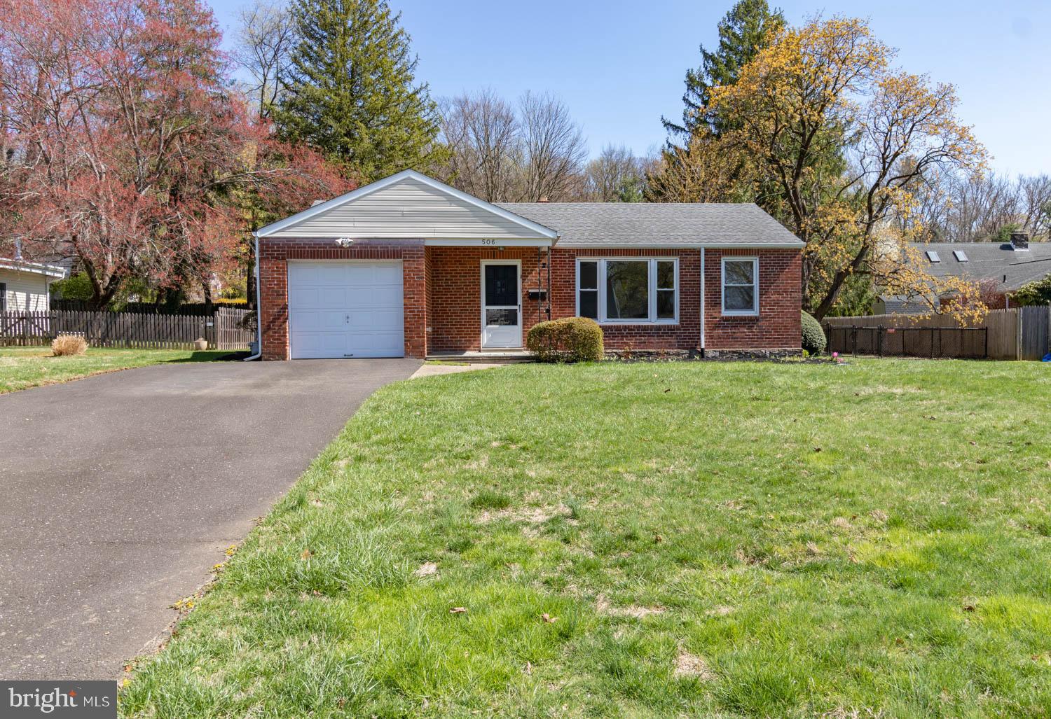 This is a great opportunity to own a Renovated Single Rancher in this  beautiful Oreland neighborhood! The home welcomes you with a Sunny and Bright Open floor plan including new upgraded carpeting and freshly painted walls . The three good size bedrooms and full bath are just down the hall. All bedrooms have good closet space too! The Living room,dining room and kitchen are a fantastic open space. The kitchen had been updated a few years ago with lots of cabinets,counterspace and a breakfast bar . Follow around to the 
bonus room  /family room  that leads out to a fenced rear yard and perfect sized deck. You will enjoy the summer with this fenced yard and deck. Lots of space for gardens and play area. The central air will help too! Lots of upgrades thru out including radient heat in the main portion of the home.  It really is move in ready!This is a Great Home!