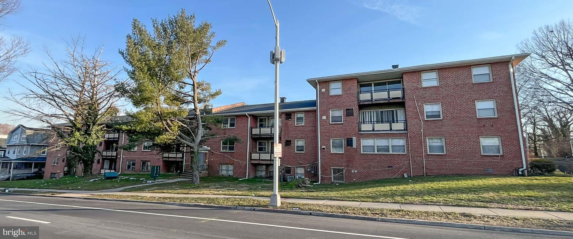 Improved by a 38,856+/- SF multifamily apartment building on a 0.88+/- Acre Lot. The building is configured as 34 residential apartment units.  Currently 32 of the units are vacant with last 2 currently scheduled for move out through cash for keys and/or eviction.  It is expected to be fully vacant by closing. There are 8 one bedroom units, 25 two bedroom units and 1 three bedroom units.  16 of the units have recently been renovated, many of them having full gut out renovations.  The property is zoned R5 (Rowhouse and Multi-Family Residential Zoning District). Each unit contains it's own HVAC system.  Some renovations to many of the units include full gutout including appliances, bathrooms, flooring, paint, cabinets and more! **Potential Gross Monthly Rent of $40,305** **Potential Gross Annual Rent of $483,660**