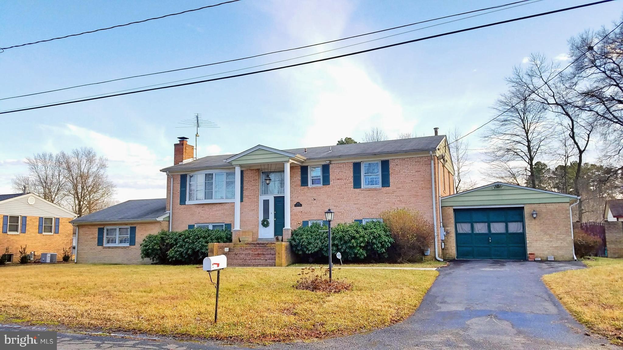 Huge 4 bedroom, 2 full & 2 half bathroom all brick home North on end of Waldorf. Updated kitchen with new stainless steel appliances, wood floors on upper level, private fenced backyard. There is plenty of room to spread out in this home! Family room, formal living room & dining room, rec room, 3 season sunroom, patio & more. No HOA! Move in just in time to enjoy the inground pool this Spring!