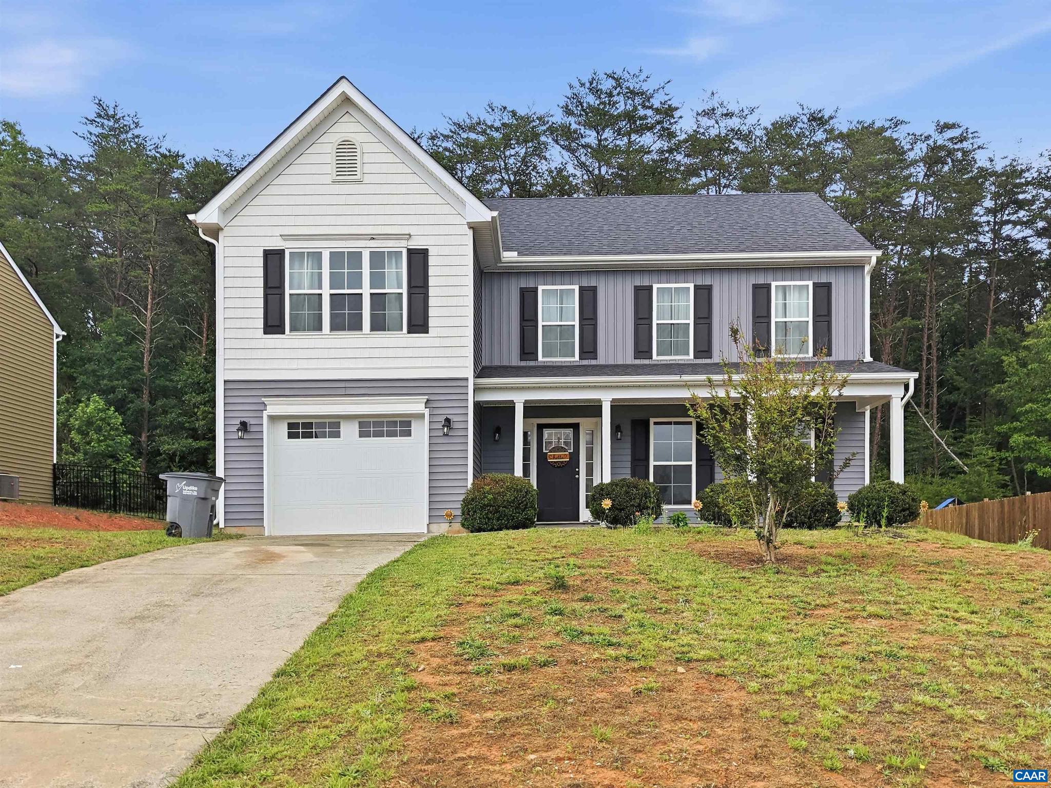 Conveniently centered between Charlottesville, Fredericksburg, and Richmond, this move-in ready newer construction home offers the perfect balance of peaceful living without the hustle and bustle of big city life. Located just outside the Town of Louisa, you'll enjoy small-town charm while being within an hour drive of the Blue Ridge Mountains, Virginia's renowned horse country, local wineries, Lake Anna State Park, and the University of Virginia. This 4-bedroom, 2.5-bath home features a functional floor plan with spacious bedrooms, including a large primary suite with room for a sitting area, and a one-car garage for added convenience. The kitchen is equipped with granite countertops and stainless steel appliances, while the living room showcases a rustic farmhouse accent wall that adds warmth and character. Washer and dryer convey. Step outside to enjoy the private backyard, enhanced by newly planted trees and frequent wildlife sightings. With shopping, dining, and everyday amenities just minutes away, this property offers the ideal combination of comfort, convenience, and country living.