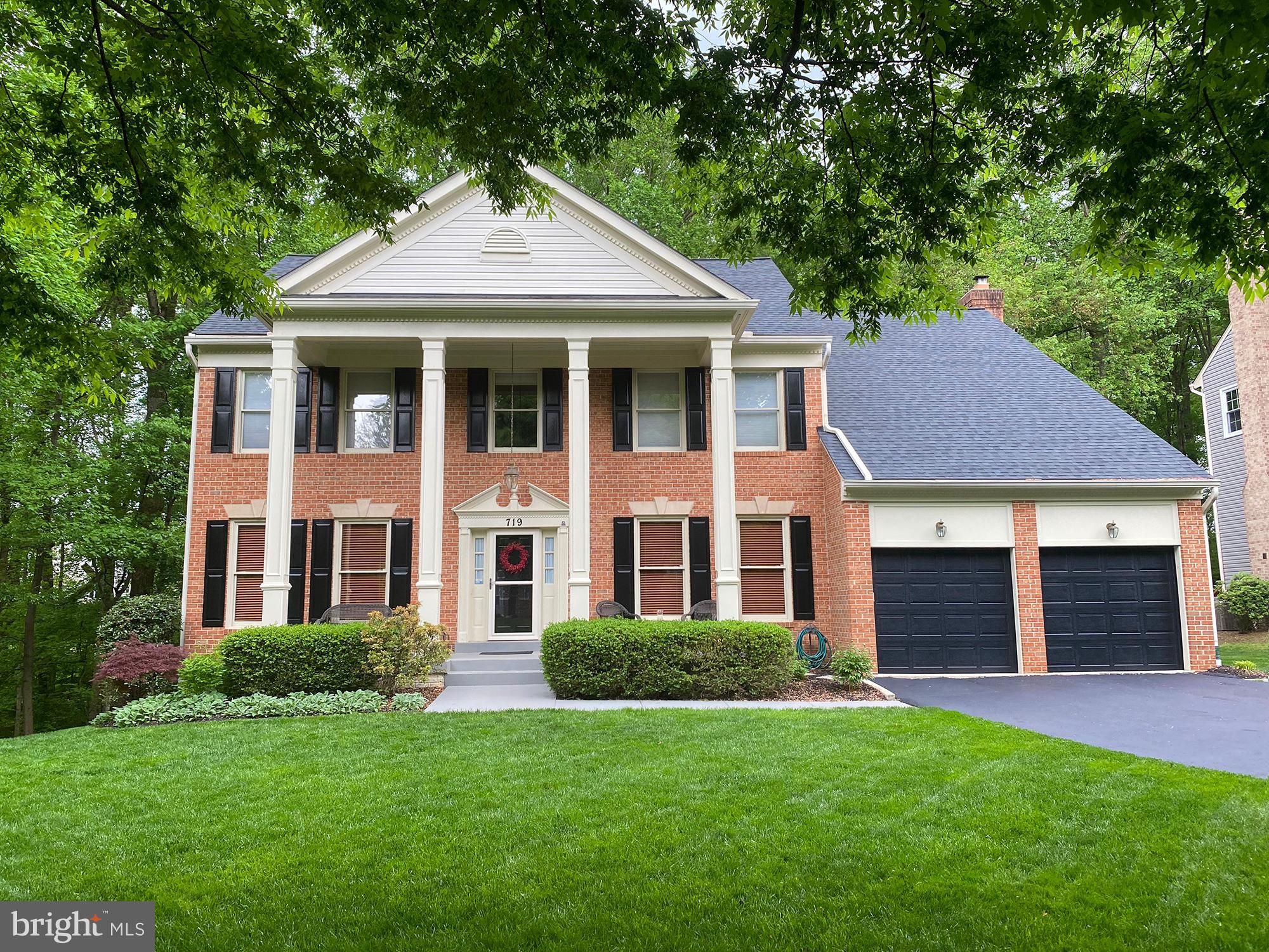 Beautiful Stately Brick Front Colonial on Premium Lot, Backing to Trees and Parkland in Fabulous Condition with Updates Galore! Including: Kitchen, Baths, Roof, Flooring, Lighting, Paint, Efficiency/Insulation and Much More! Total Finished SQFT approx 4,900, This Amazing Home is a MUST SEE!