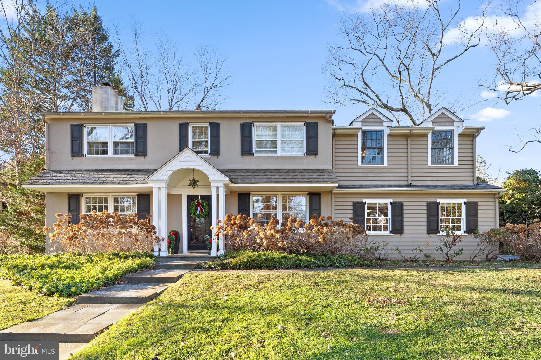 A Hidden Gem in the Heart of South Wayne, tucked away on a picturesque, tree-lined street in the coveted South Wayne neighborhood, 321 Orchard Way is a charming home that masterfully blends classic elegance with contemporary comforts. This inviting property offers a unique opportunity to own a turn-key home in one of Wayne's most sought-after areas. The facade, featuring a blend of traditional architecture with modern elements, exudes a welcoming aura as you approach. Opening into a beautifully detailed interior, the home spans approximately 4,200 square feet, designed thoughtfully for both cozy family life and elegant entertaining. The main level showcases an inviting open floor plan with rich hardwood floors and abundant natural light, creating a warm and airy feel. The living and dining areas are perfect for enjoying the wood-burning fireplace or hosting & entertaining, directly connecting to a well-appointed kitchen. This culinary space features top-of-the-line appliances and custom cabinetry, with a step-down to a charming breakfast area. This area opens to the back patio through sliding doors and offers stunning views of the lovely backyard, ideal for outdoor dining or enjoying quiet moments in the private garden. Adjacent to the kitchen and breakfast area, the family room addition impresses with soaring ceilings and large windows that provide a panoramic view of the serene outdoors. The First Floor also features an Office/Bedroom with a Full Bath that can close off to offer privacy as well as an outdoor back entrance. The mudroom area and an attached 2 car Garage complete this level. Upstairs, the home continues to impress with a tranquil primary suite featuring a luxurious bathroom complete with a soaking tub, dual vanities, and a glass-enclosed shower, as well as a custom large walk-in closet. Three additional bedrooms complete the 2nd floor with one full Hall Bath and one En-Suite Bath.  The Lower Level provides ample living space and includes an Office/Workout area. Situated within walking distance to the vibrant heart of Wayne, 321 Orchard Way not only provides a beautiful residence but also provides the ideal Walk-to- Wayne. Showings start Thursday, Dec 12th, make your appointment today!

*INTERIOR PHOTOS WILL BE UP WEDNESDAY, DEC 11th*