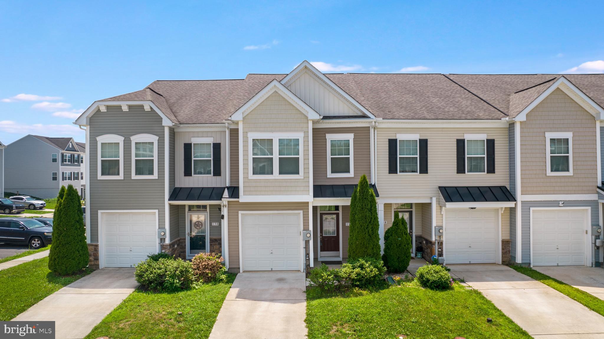 Welcome to this well-maintained 3-bedroom, 2.5-bath townhome in the desirable Gallery subdivision, conveniently located just minutes from I-81, shopping, restaurants, and everyday amenities. The open-concept main level features durable LVP flooring and a spacious kitchen with upgraded countertops, an island, and pantry. Recent updates include a new HVAC system, water heater, refrigerator, and dishwasher, all installed in 2026, along with fresh interior paint. Enjoy outdoor living on the covered front porch or rear patio, plus the convenience of an attached one-car garage. Move-in ready and ideally located for commuters and everyday convenience!