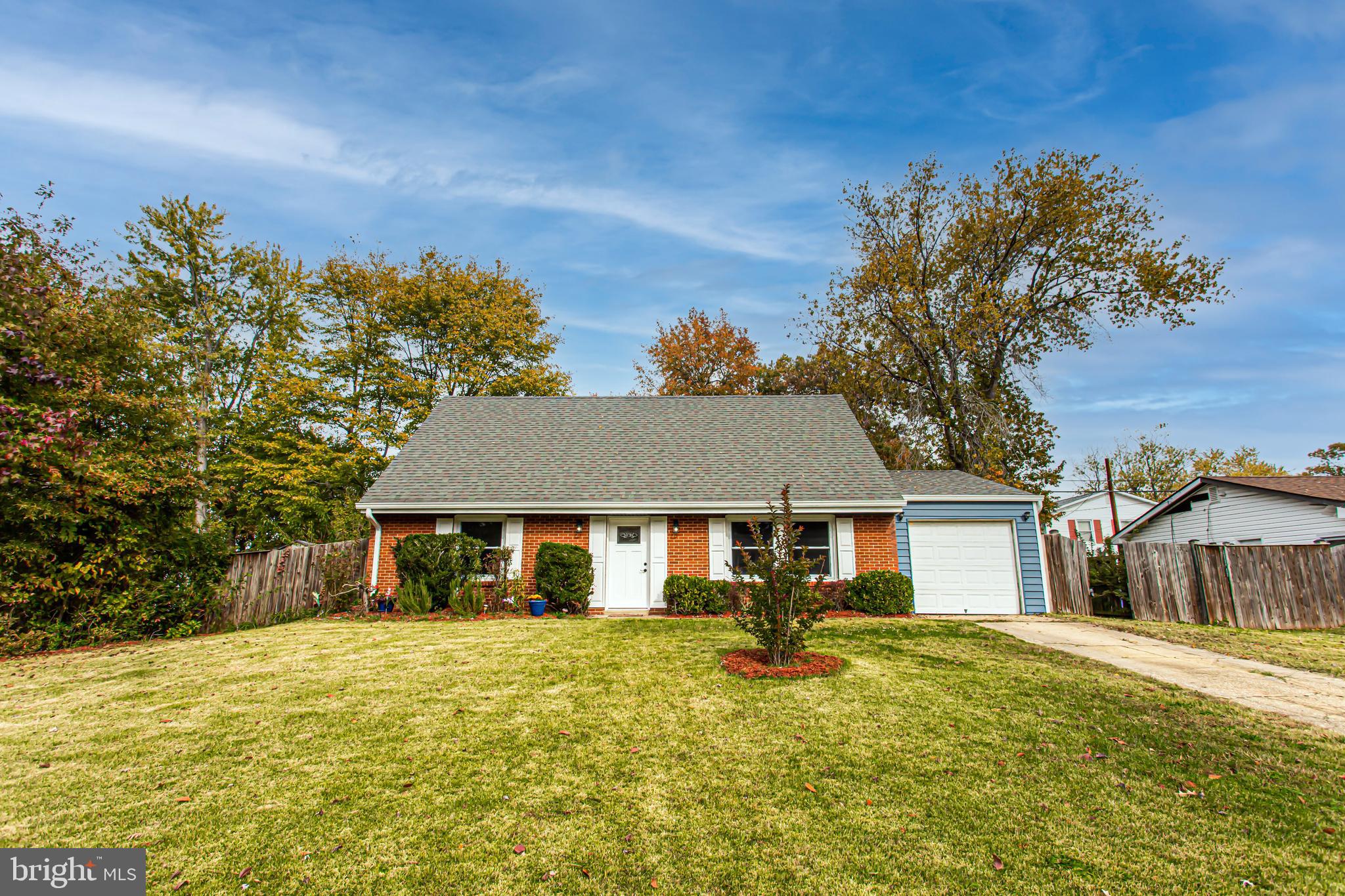 MOVE-IN READY! This Cape Cod is fresh and ready for you to just move right in! Lots of natural lighting throughout, this terrific home has many updates and upgrades throughout and won't disappoint! New windows, 6 panel doors, fresh paint, attic fan in 2021. New insulated vinyl siding, front and rear exterior doors,  gutters, shutters, soffits, facias in 2020. Kitchen updated with new cabinets, granite counters, stainless steel appliances in 2017. Bathrooms completely updated also in 2017.  Light fixtures were updated in the last few years, as well.  Architectural roof in 2013.  There are two bedrooms on the main level, a large country kitchen with new sliding glass door that leads to rear patio and fenced in yard, where there is also a large storage shed.  The kitchen was redone in 2017 with stylish new white cabinetry, glass tile backsplash, granite counters, and stainless steel appliances and LVP flooring. Enjoy entertaining in the large living room.  There are 2 bedrooms on the main level and a beautifully done bathroom and then  upstairs are 2 more large bedrooms, with generous closet space and a bath in between. Everything is in neutral colors and ready for your own special touches to make it your own! All conveniently located in St. Charles - plenty of shopping, walking and bike paths, and transportation.  Easy commute to Washington DC, Joint Base Andrews and Boling, The National Harbor and points south. Don't miss this one!