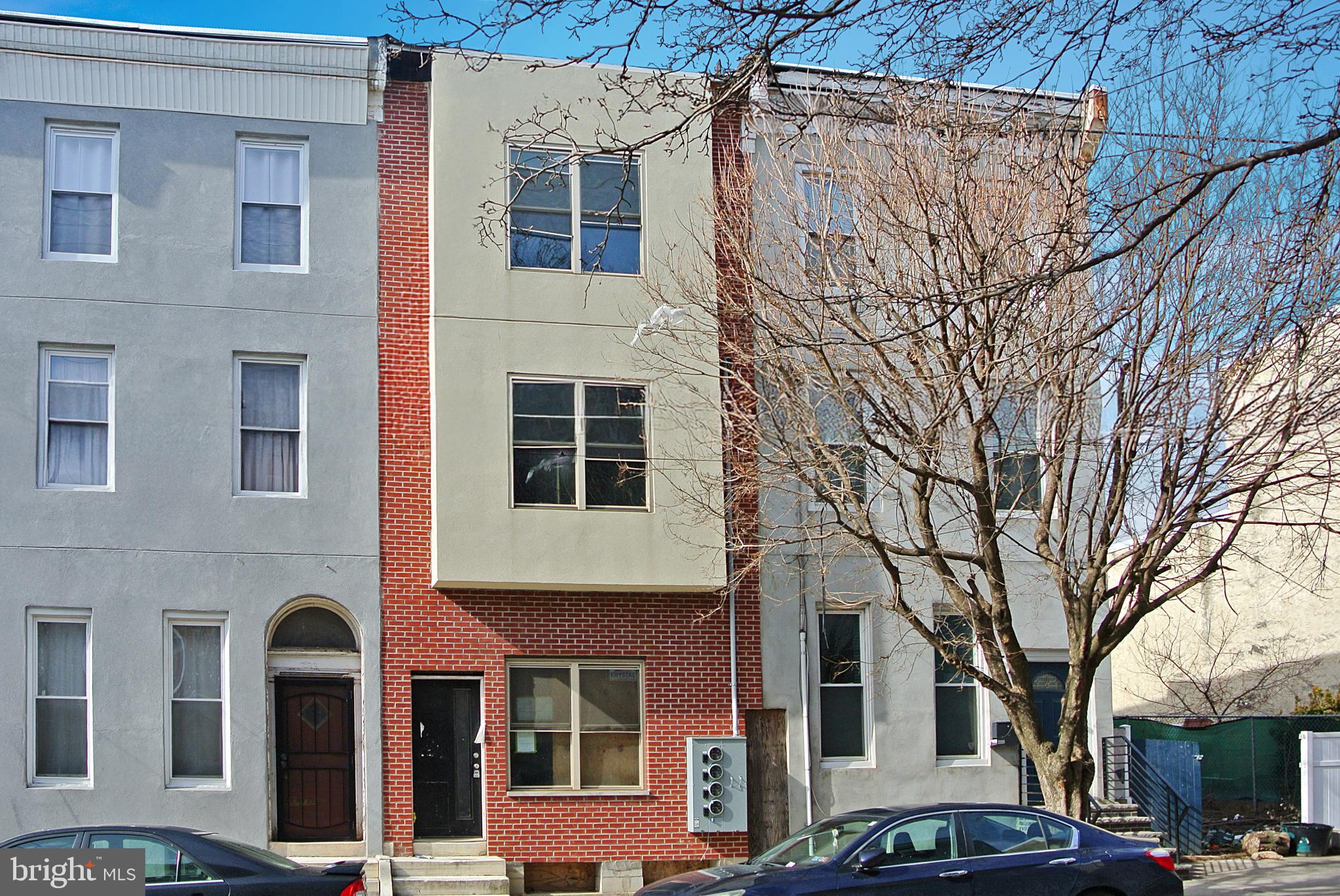 Seize the incredible opportunity to bring this project to completion! Already framed as a three-story duplex with brand-new windows installed, this property holds limitless potential. Nestled on a picturesque, tree-lined street and surrounded by beautifully renovated homes, the location is truly unbeatable. Its prime spot offers convenient access to public transportation and is just moments away from Temple University—an ideal setting for future residents. Don't let this gem slip away—schedule your showing today!