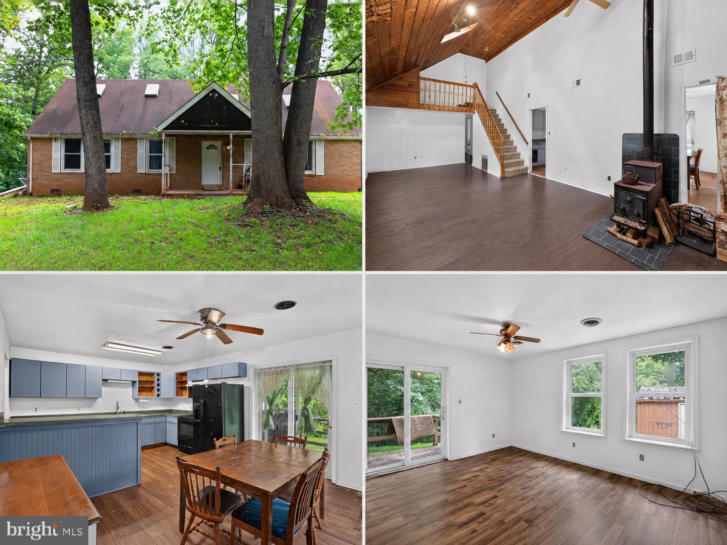Private country setting with no HOA on 2.06 acres in Brandy Station. This 3-bedroom, 2-bath Cape Cod offers 1,680 finished square feet, a functional two-level layout, and a peaceful rural setting along Mount Zion Church Road. The property is being sold as-is and will need some repairs/updates, making it a strong opportunity for buyers seeking a renovation project, investment property, or value-add country retreat. Features include well and septic, driveway parking, A1 zoning, no subdivision restrictions, and convenient access to US-29, Culpeper, Warrenton, and surrounding commuter routes.