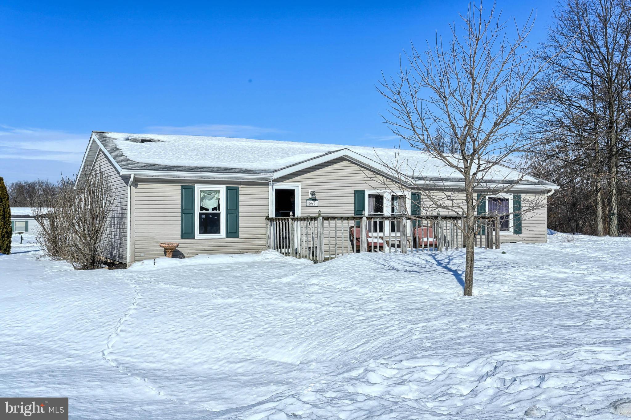 This is a wonderful 3 bedroom, 2 bath, 1100 square foot home located in a cul de sac. It features a large living room, an open kitchen and dining room with hard wood floors throughout the home. It has a full deck on the front of the house and a small covered porch on the rear of the home with a large yard in the front and the back for outside entertaining.