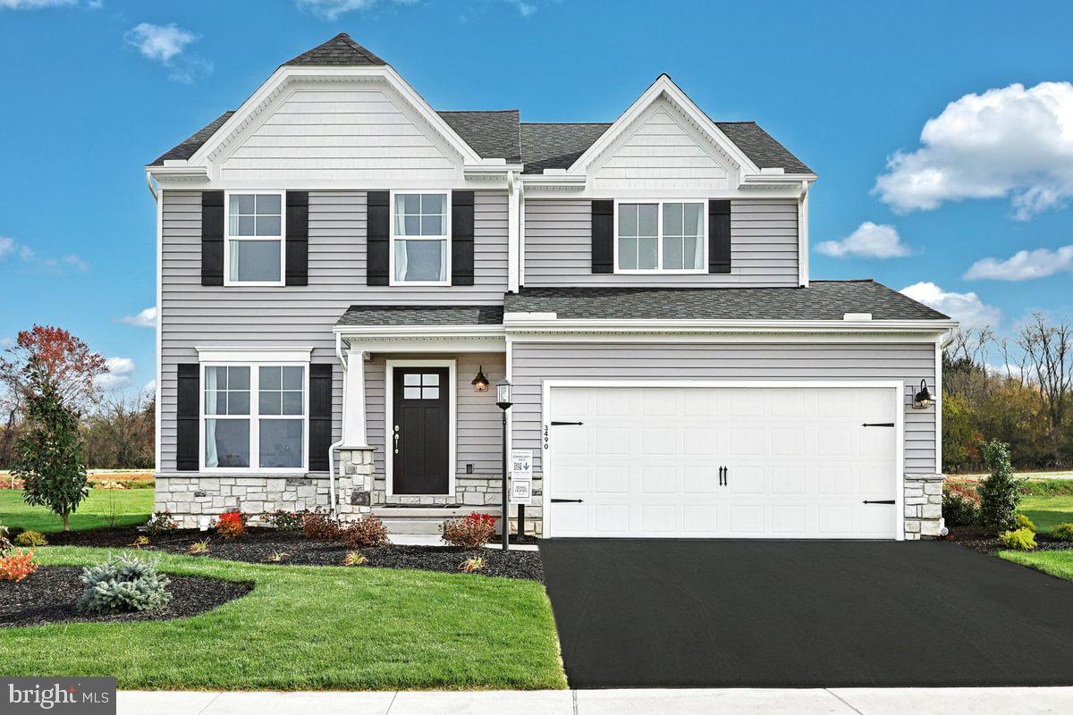 Buyers who use our preferred partners will receive up to a $10,000 credit in the Selection Gallery to apply toward interior finishes. The home's structural features are already in place, allowing you to focus on selecting the finishes that best fit your personal style. All interior selections must be completed by 7/18/2026

Welcome to 3525 Pebble Run Drive — a beautifully appointed Revere plan at The Seasons in Dover, where thoughtful upgrades and a versatile layout come together from the ground up. Homesite 51 makes a statement before you even step inside, with manufactured stone across the front elevation and a decorative glass garage door lending real curb appeal to this detached single-family home.

The kitchen has been upgraded with the alternate island package — complete with Level 1 granite countertops, a 4" matching backsplash, stainless undermount sink, Arbor faucet, rollout storage, and a hood vented to the exterior. The breakfast expansion adds extra room to gather, and recessed lighting throughout the kitchen and family room keeps everything bright and welcoming. Two 2'×2' picture windows bring in additional natural light at elevated heights in the family room.

The flex room has been enclosed as a study — ideal as a home office or private retreat — while the mudroom features a built-in bench, v-groove paneling, coat hooks, and a transom window that makes arrivals feel intentional. The oak open-tread stair package adds a clean, contemporary touch on the way up to four bedrooms and two full baths, including a primary suite with walk-in closet and double bowl vanity. The unfinished in-ground basement with 3-piece rough-in is ready for your future vision.

Outside, a 12'×12' composite Azek deck with steps to grade extends your living space beautifully. A Schlage Encode smart deadbolt, LiftMaster garage door opener with camera and myQ connectivity, and CAT 6 data outlet round out the smart-home conveniences. 

Backed by a 10-year warranty. Subdivision assessment pending; taxes based on completed home. Photos may include options or upgrades not reflected in list price and may be virtually staged or digitally enhanced.