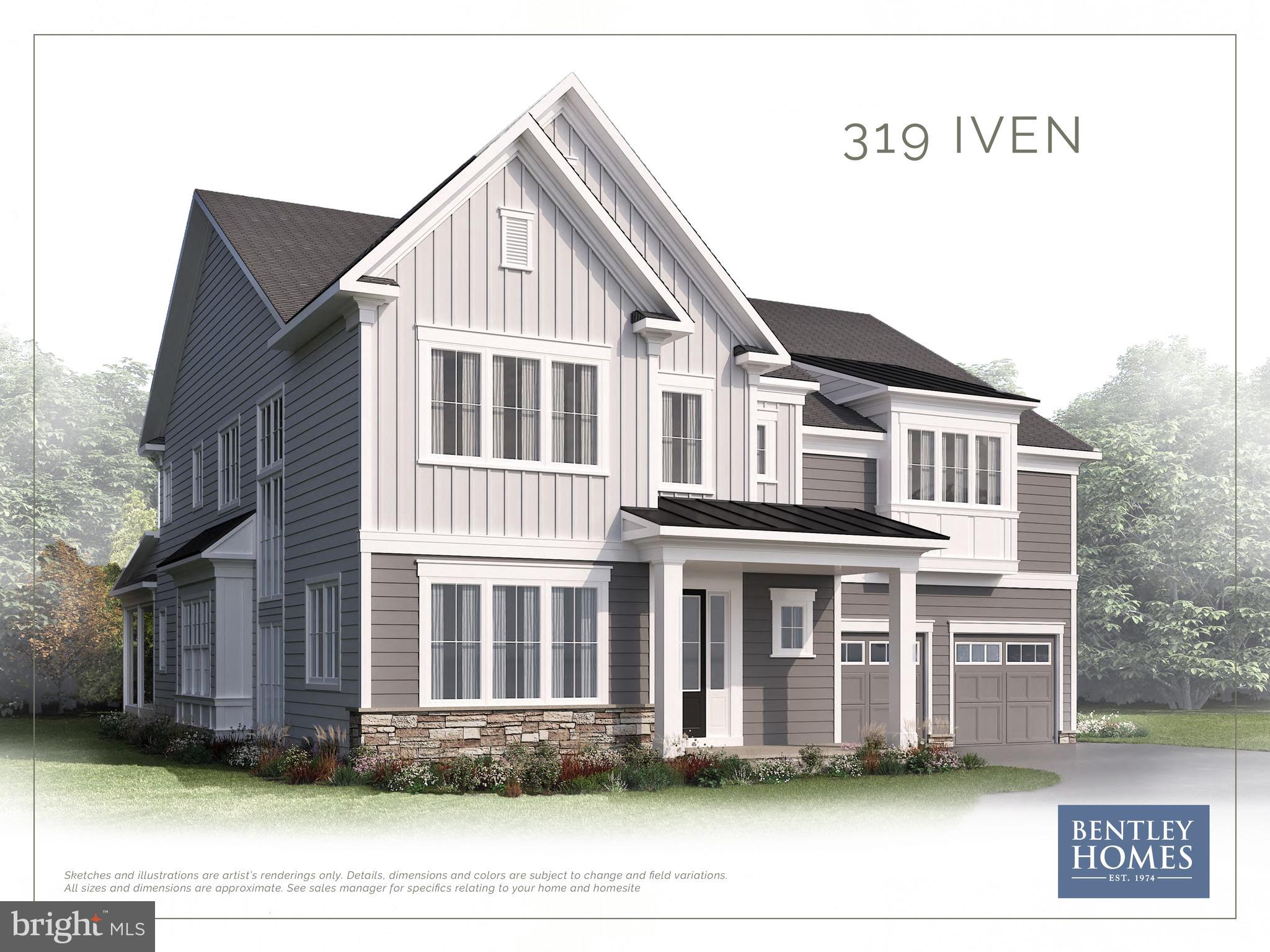Home is in pre-construction, please visit the model home first located in our TIBURON community @ 916 Prescott Rd, Berwyn, PA 19312. Model hours are 12pm-5pm (7 days a week). The Iven is a brand-new Bentley Homes' design offering the best new construction value in highly desirable Radnor Township, only minutes from downtown Wayne, Radnor Hotel, walkable to the park and local trails.  Featuring an oversized 2.5 car garage with 4,741 sq. ft. of living space with an open sophisticated first floor layout and high-end finishes throughout. The second floor features an owner’s suite with a luxurious spa bath, three additional bedrooms with en-suite baths and a spacious lounge area. Act quickly and take full advantage of the opportunity to customize your home to meet your needs and select finishes that match your taste. Bentley Homes’ construction team and our in-house design manager are standing by to assist you in creating your dream home. Pricing is subject to change without notice. Bentley Homes' unparalleled reputation is built on a solid foundation of quality and elegant home building for 50 years. All in the perfect place for you to call home in Chester, Delaware, Montgomery Counties, and on the Philadelphia's Mainline. Model hours are 12pm-5pm (7 days a week) (***Photos shown are of the model home which may have options and upgrades that are not included at the listing price shown. ***)
