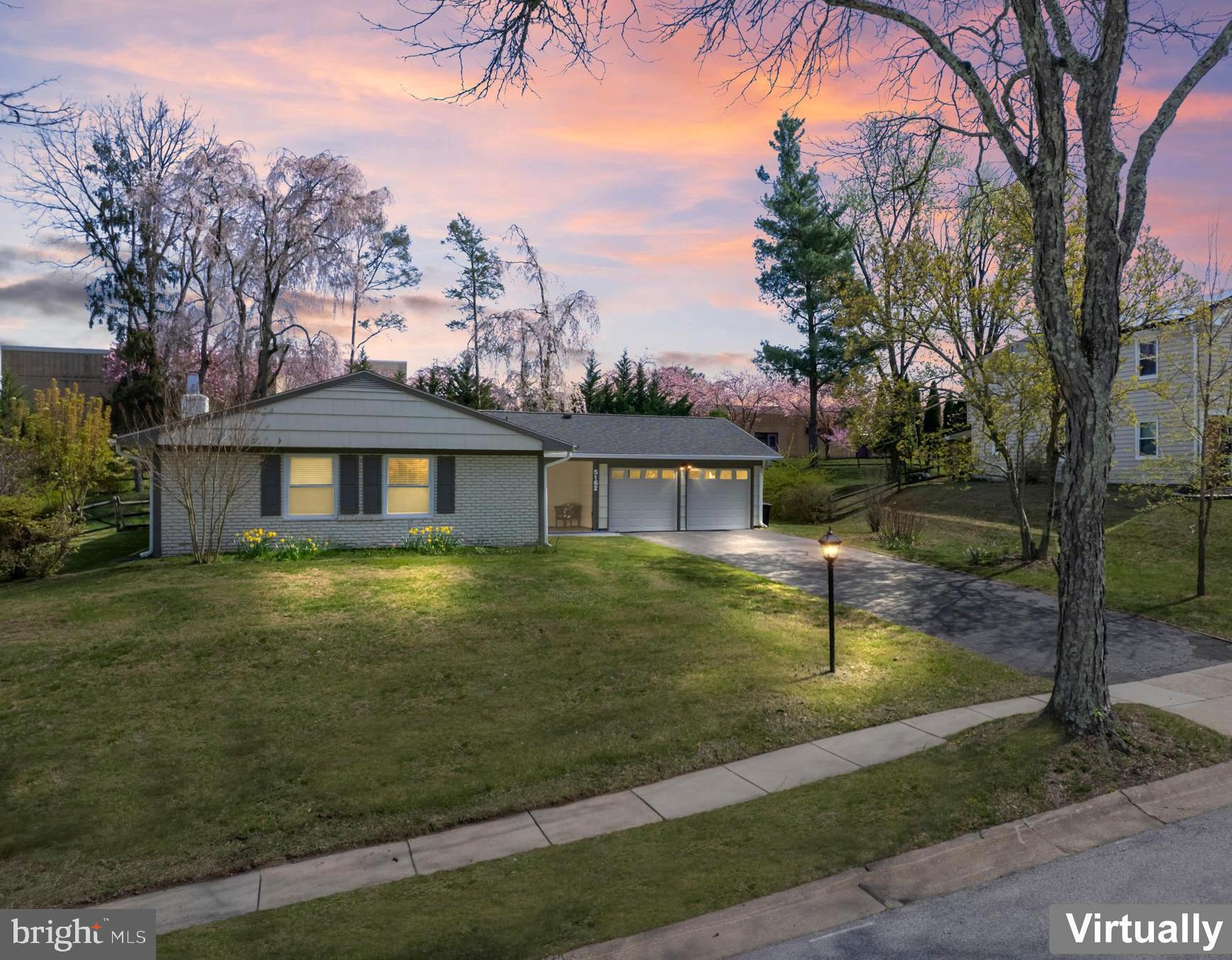 TRUE ONE-LEVEL LIVING: Beautifully renovated ranch-style home with a fully remodeled kitchen and bathrooms. All 2,000 square feet of living space are on the same level — no stairs and no basement laundry.
STUDIO: This flexible living space is fully insulated and finished as an interior room, with an epoxy floor and its own zoned HVAC system. It has a separate outside entrance, and convenient access to the driveway parking spaces. High-insulation garage doors were installed instead of building a fourth wall, providing natural light while preserving the exterior appearance of the home. One garage door remains fully operational. The studio is currently configured as an office and family room/bunk room for grandchildren. It could also serve as a fourth bedroom or a private office.
ENERGY EFFICIENCY: The entire HVAC system was replaced in 2024 with a high-efficiency heat pump system. The old insulation and ductwork were replaced with insulating foam and new modern ductwork, sealing the attic and creating a conditioned storage space. The windows are double-paned and have High-E film. In 2025, the average monthly BG&E bill for the whole house was $235.
ELECTRICAL SERVICE: During the 2024 renovation, the old aluminum wiring was replaced with copper wiring throughout the house. The new system features 200-amp electrical service with a second panel suitable for solar and EV charging. The primary bedroom is pre-wired for a ceiling fan.
APPLIANCES: All high-end appliances convey with the house, including both refrigerators, the washer/dryer, and the microwave. All appliances are two years old and under warranty. The range has a double-door system that allows it to convert into two separate ovens.
BATHROOMS: Both bathrooms were upgraded in 2025. There is a thermostatically controlled, constant-temperature shower in the primary en-suite bath, and a deep soaking tub in the hall bath.
ACCESSIBILITY / EASY-LIVING FEATURES: This is a true one-level house with all 2,000 square feet on the same level, including the laundry room. There are lever handles and pulls instead of knobs, drawer inserts in lower cabinets, and a raised dryer platform — features that make daily life easier for everyone. There is a lockable gate in the back fence with a handrail that gives direct access to the pathways, basketball courts, and playing fields behind the house. The ramp at the front door is very convenient and easily removable.
LOCATION: Located in Running Brook in the Village of Wilde Lake, this home offers the Columbia lifestyle with unusual single-level convenience. This detached ranch-style home has a private fenced yard, direct access to open-space pathways, and close proximity to parks, shopping, dining, entertainment, and the village amenities.