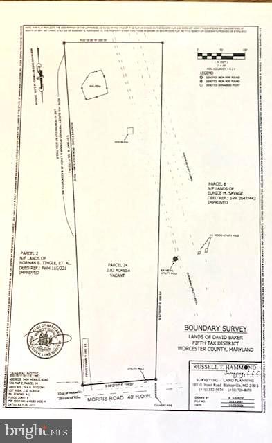 Cleared two and 3/4 acre lot not far off of 113.
