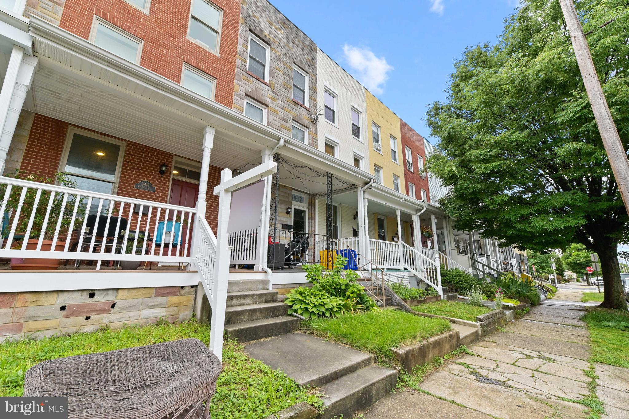 This beautifully renovated 4 story townhome is the largest (over 3,000 sq ft) and nicest in Hampden.  4 spacious bedrooms, 3.5 baths with hardwood floors throughout.  Full finished basement, open 1st floor plan.  Rooftop deck with incredible views, wet bar and off street parking.  Stainless steel appliances, granite countertops, two-zone heating and cooling.  Just one block away from The Avenue (36th Street) shopping and dining.  Walking distance to Hopkins Homewood Campus.  This one won't ask long!  Available April 1 or sooner if needed.  Reach out to schedule a showing now!