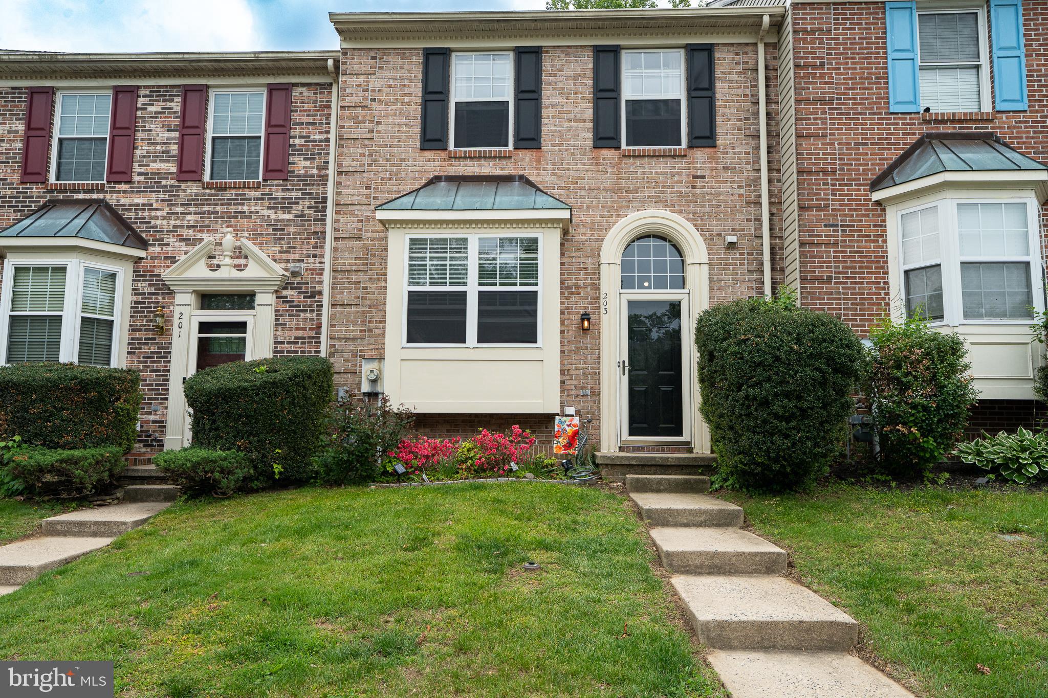 *Welcome to 203 Ferring Ct - Brick Front, Updated 3 Finished Level Townhome which features 3 Bedrooms & 2.5 Baths!  **Upon entry into the foyer, set you keys/coats in the Built-in Cubby! Plus, a convenient Powder room! **Spacious Living/Dining room combo with a built-in Seat/lounge area at the front Bay Window!  **Towards the back is an Eat-in Kitchen with Island Seating; Newer Appliances (Stove/2026); Granite Counters,; Table Space for Breakfast, Lunch, and Dinner!  **Walkout (French doors) to a 2-level Deck, and Fenced in Backyard, Great for Entertaining! Plus, a walk-in Shed for Storage!  **Back inside to the Upper level that features 3 nice size Bedrooms and a Walk in Closet in the Primary Bedroom!  **Venture down to the Lower Level and find a Spacious Living area that can be used as an additional Bedroom; Office/Flex or Recreation area. Plus, a Full Bathroom; Sep Laundry area with full size Washer/Dryer; and Additional Storage!  **Walk out/upstairs to the Fenced yard that backs to a partially wooded area!  Again, Great for Entertaining Family/Guests; and any fur babies!  **Updates include the Kitchen, Bathrooms, LVP flooring, Gutter guards, Fans/Lights fixtures; ROOF (est 2018)!  **Near I-95 & Rte. 40 for Easy Commute North, South, East & West. 25 Mins To Baltimore; Many Activities, Cultural, Educational and Sporting Events!  **Weekend Showings Only!
