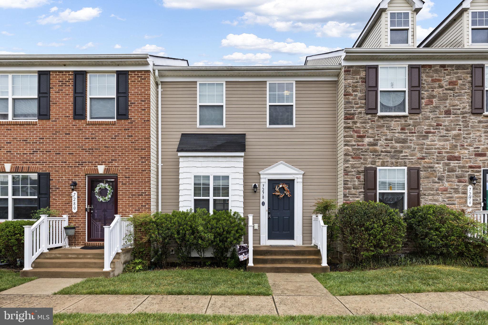 Buyer’s financing fell through so now is your chance! Pending release at no fault of the home or seller. Brand new carpet and freshly professionally painted throughout, this immaculate townhome is truly move-in ready. Built in 2017, major systems including the roof, HVAC, and more are all still newer, offering peace of mind from day one. Inside, the home immediately stands out for its spacious feel and comfortable, well-designed layout. The main level flows effortlessly, with the kitchen, dining, and living areas connected in a way that makes both everyday living and entertaining feel easy and natural. The kitchen is beautiful with a breakfast bar island, stainless steel appliances, and plenty of cooking space surely to delight your chef! The kitchen opens to the family room with gas fireplace, and plenty of space for everyone to spread out. The fully finished lower level adds incredible flexibility with a large recreation space, an additional bedroom, and impressive storage, including multiple walk-in closets rarely found in townhome living. Upstairs, the primary suite offers a true retreat with vaulted ceilings, a spacious ensuite bath, and a large walk-in closet. The additional bedrooms all have just the right space and a second full bathroom. The laundry room is also upstairs for ease and convenience, and the washer and dryer do convey.  Outside, enjoy a low-maintenance lifestyle with a partially fenced yard and great curb appeal. The community enhances the experience even further with parks, pool amenities, and golf course access, all in a location ideal for commuters with quick access to I-95 and routes to both Richmond and DC. Spacious, updated, and exceptionally well maintained, this home offers the perfect blend of comfort, convenience, and lifestyle.
