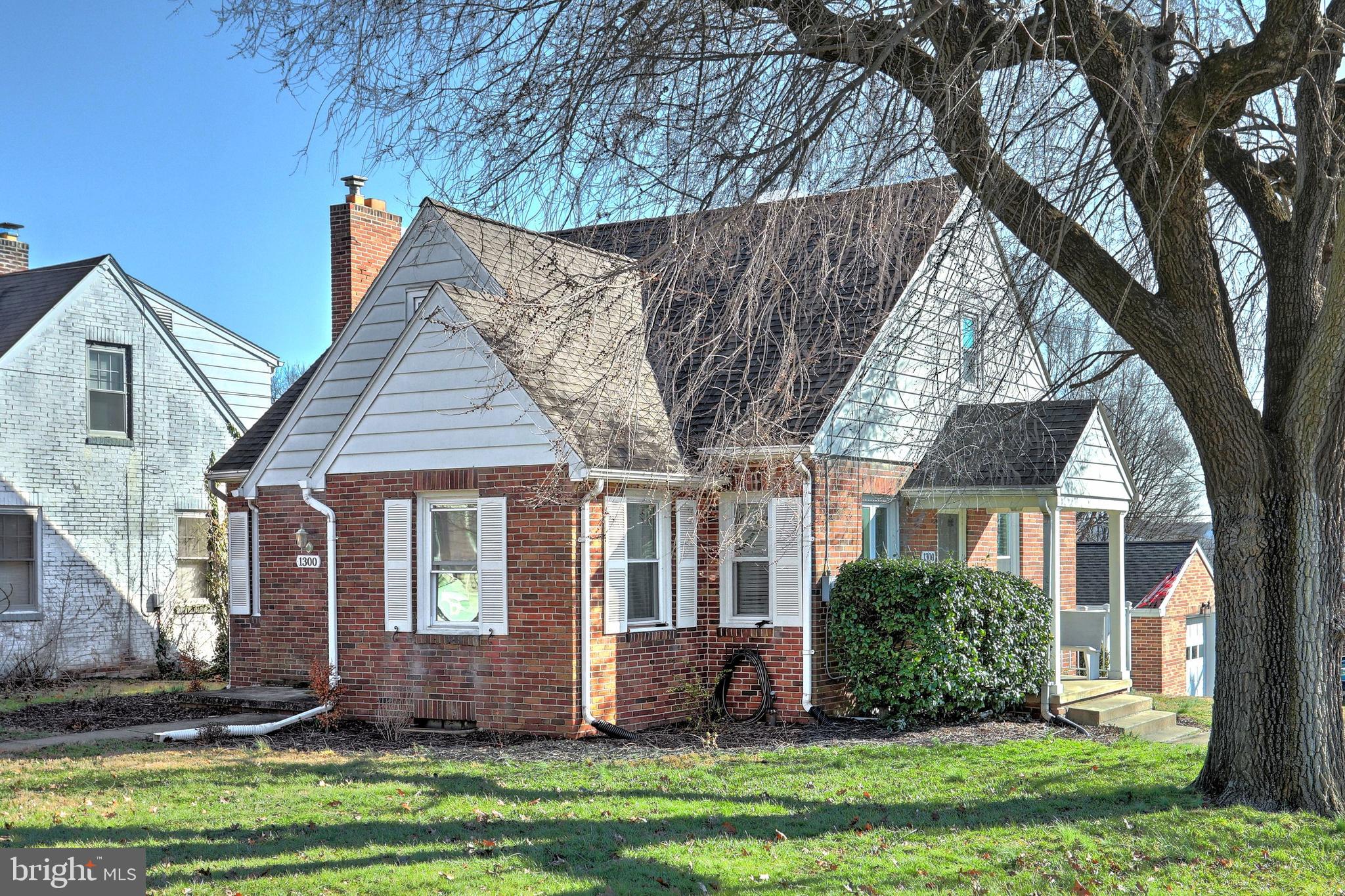 Looking for a great home in a convenient location? Here it is! This beautiful, brick cape cod is move-in ready! Neutral colors and hardwood floors throughout. The first floor features living room with wood burning fireplace, separate dining room, kitchen with all appliances included, separate office, bedroom and remodeled bath. On the second floor, you will find a master suite with walk-in closet, a full bath and additional 3rd bedroom. The lower level has a 12x28 rec room with tile floors that just needs a ceiling to be finished. Additionally, the home offers a stamped concrete patio and deck area that would be perfect for those summer cookouts. Detached, oversized one car garage plus plenty of off-street parking. Situated in Central schools on a corner lot just minutes from Route 30, I83, schools and shopping.