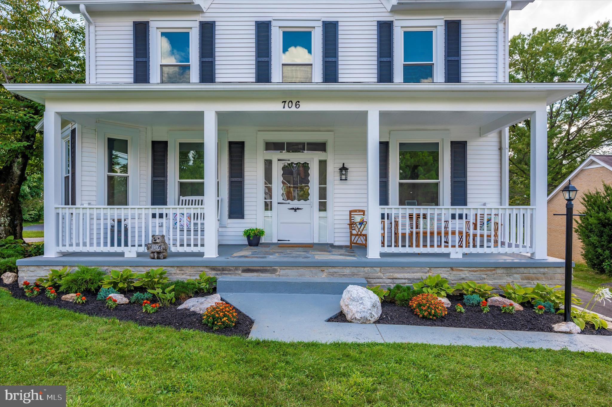 1.50 Acres, Right on Main st, in Small Town, USA! Inground Pool, and  No HOA!

706 E Main St was built in 1915 . Renovations throughout entire home has brought it to today's standards, leaving the original 1900 Charm! All handled with care by a local, trusted builder!  

Featuring ALL NEW 2022- Roof, Windows, HVAC/Ductless Splits, Hot Water Heater, Asphalt Driveway, Pool Liner, Drains, Equipment, Pool house and so much more! Home is very well insulated and even on Main St, itâs very hard to hear anything outside the home! 

Inside the home you will be met with ALL NEW Flooring, Baths, Paint, Kitchen with Island, Granite countertops, Stainless Steel appliances. The Main level features Kitchen, Half Bath, Formal Dining, Formal Living, Family Room, Laundry & Office!  Original Trim, Woodwork, and Lovely Pocket doors in the Perfect Places!

Upper Level 1 Boasts 4 Bedrooms, Hall Tub Bath, and En-Suite.  Upper Level 2 is ALL NEW Primary Suite with it's own Full Bath, Walk in Closet, Egress Windows and Storage!

It's not easy to sum up ALL this home has to OFFER, it is a MUST SEE!  Schedule your showing today!!