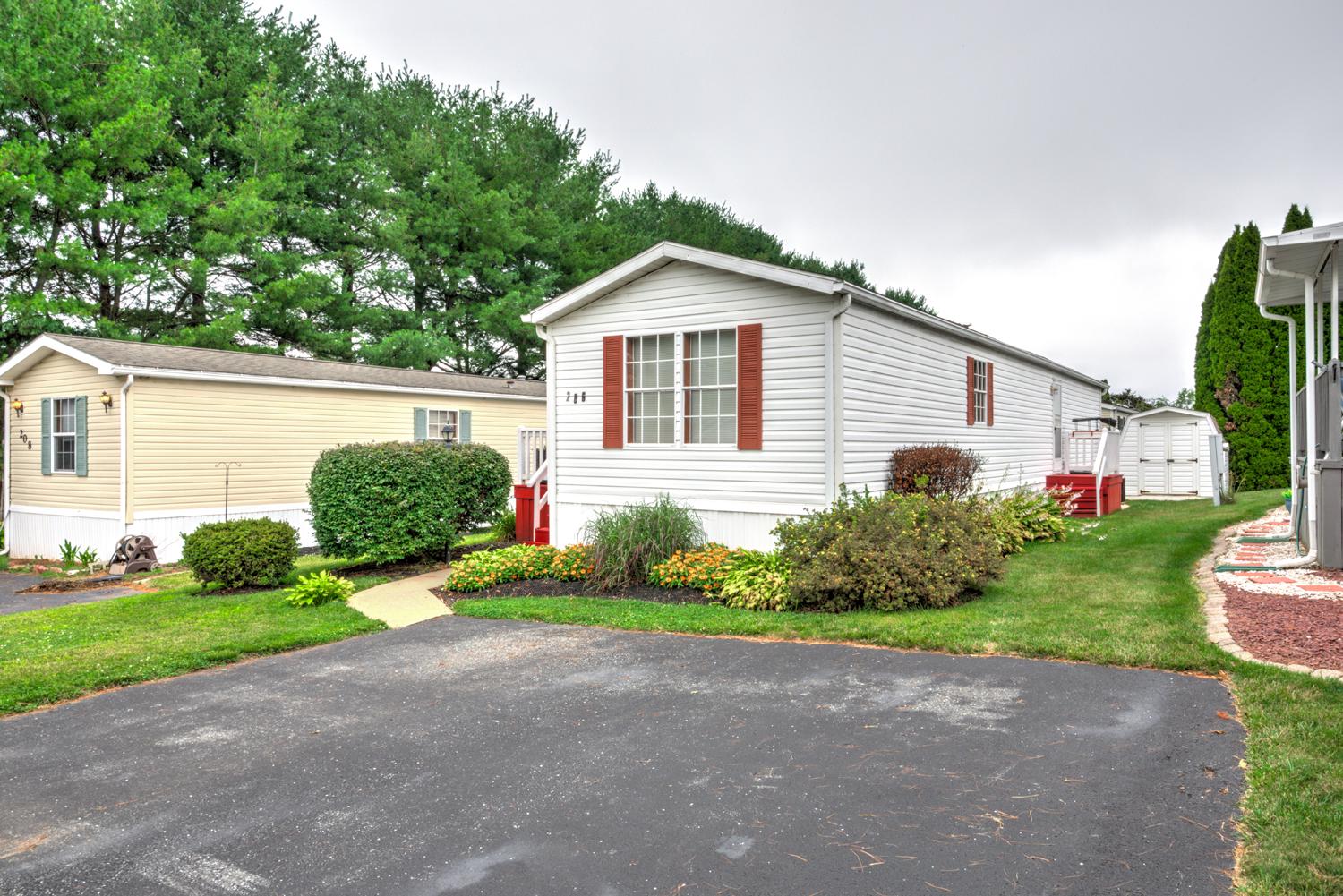 Discover the charm of this beautifully renovated manufactured home nestled in the desirable Pheasant Ridge community. Built in 1998 and thoughtfully updated in 2017, this single-wide Fleetwood model offers a perfect blend of modern comfort and classic appeal, making it an ideal retreat for those seeking a cozy yet stylish living space. Step inside to find an inviting open floor plan that seamlessly connects the living, dining, and kitchen areas. The spacious family room, adorned with plush carpet that creates a warm atmosphere for relaxation and gatherings. The eat-in kitchen is a culinary delight, featuring essential appliances including a gas oven/range, refrigerator, and convenient main floor laundry facilities. The bathroom boasts a tub shower combination, providing a perfect spot to unwind after a long day. Natural light pours in through storm windows, enhancing the inviting ambiance throughout. The outdoor deck invites you to enjoy morning coffee or evening sunsets, while the additional shed provides extra storage for your outdoor essentials. The dead-end street give you quiet living. Living in Pheasant Ridge means embracing a vibrant community lifestyle. The association amenities are truly exceptional, featuring a refreshing swimming pool, exercise room, party room, and tot lots/playgrounds for endless fun and recreation. Snow removal and trash/ recycling services are included in the association fee, ensuring a hassle-free living experience. The neighborhood is surrounded by lush parks and green spaces, perfect for leisurely strolls or picnics with friends. This home is not just a place to live; it's a lifestyle choice that offers comfort, community, and convenience. Don't miss the opportunity to make this delightful property your own and experience all that Pheasant Ridge has to offer!