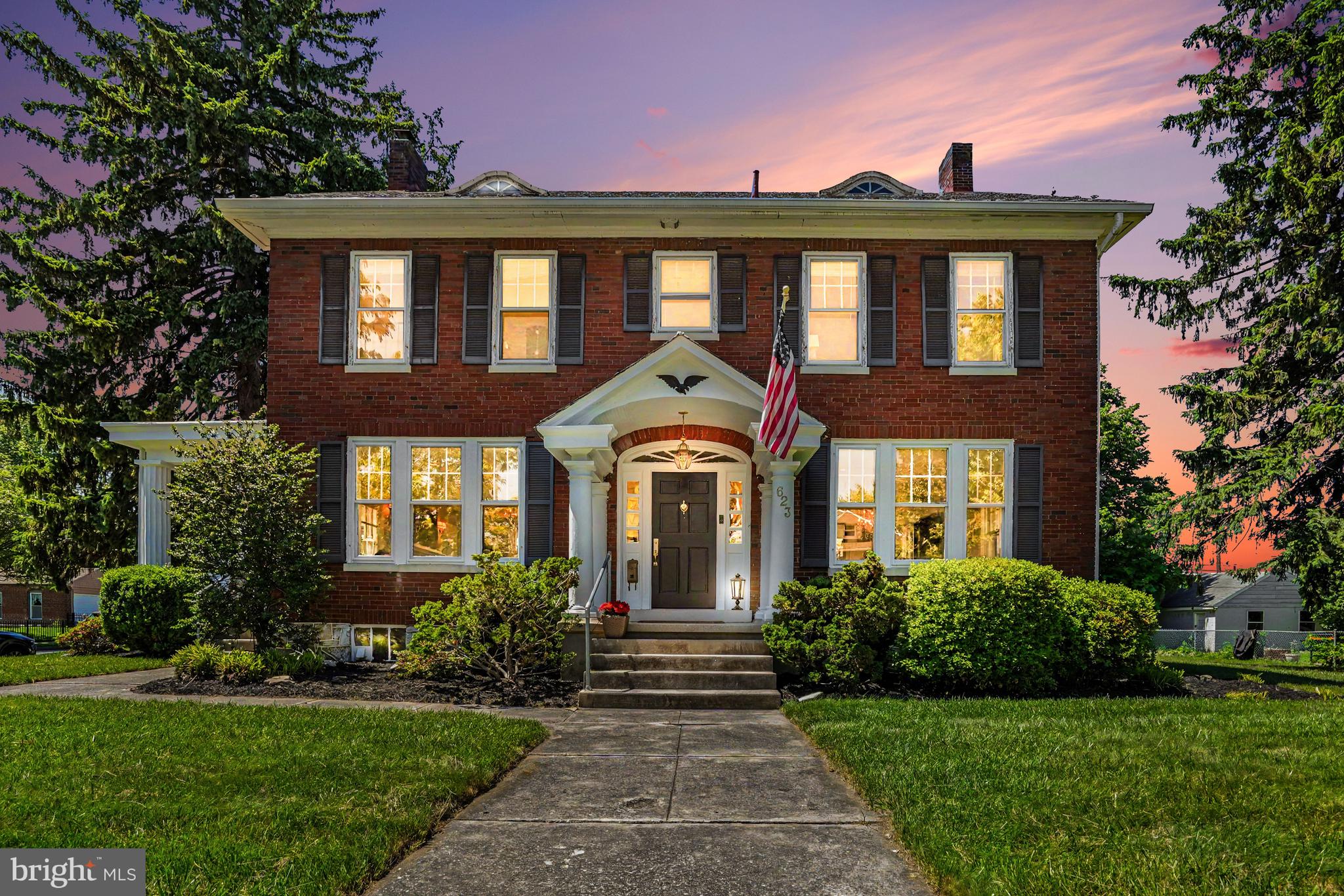 Classic Brick Beauty with Historic Charm in the Heart of New Cumberland

Step back in time and discover the timeless appeal of this classic circa-1920 all-brick, three-story home situated on a large, level lot in desirable New Cumberland Borough. Rich with character and architectural charm, this spacious residence showcases impressive 9.5-foot ceilings, generous living spaces, and the enduring craftsmanship of a bygone era.

A welcoming front porch sets the tone, while the finished third floor provides a versatile fifth bedroom—perfect for guests, a home office, hobby space, or private retreat. Outside, enjoy warm-weather gatherings on the expansive rear deck overlooking the sizable backyard, offering plenty of room for entertaining, gardening, or recreation. A covered side porch creates an inviting spot to unwind with your morning coffee or relax after dinner.

Additional highlights include a detached two-car garage, ample outdoor space, and countless original details waiting to be appreciated and restored. Whether you're looking to preserve its historic character or add your own modern touches, this home offers incredible potential and a rare opportunity to own a piece of New Cumberland's history.

Bring your vision and make this charming property your own while enjoying all the benefits of small-town living, convenient amenities, and a sought-after location. Don't miss the chance to restore and enjoy the original grandeur of this distinctive home.