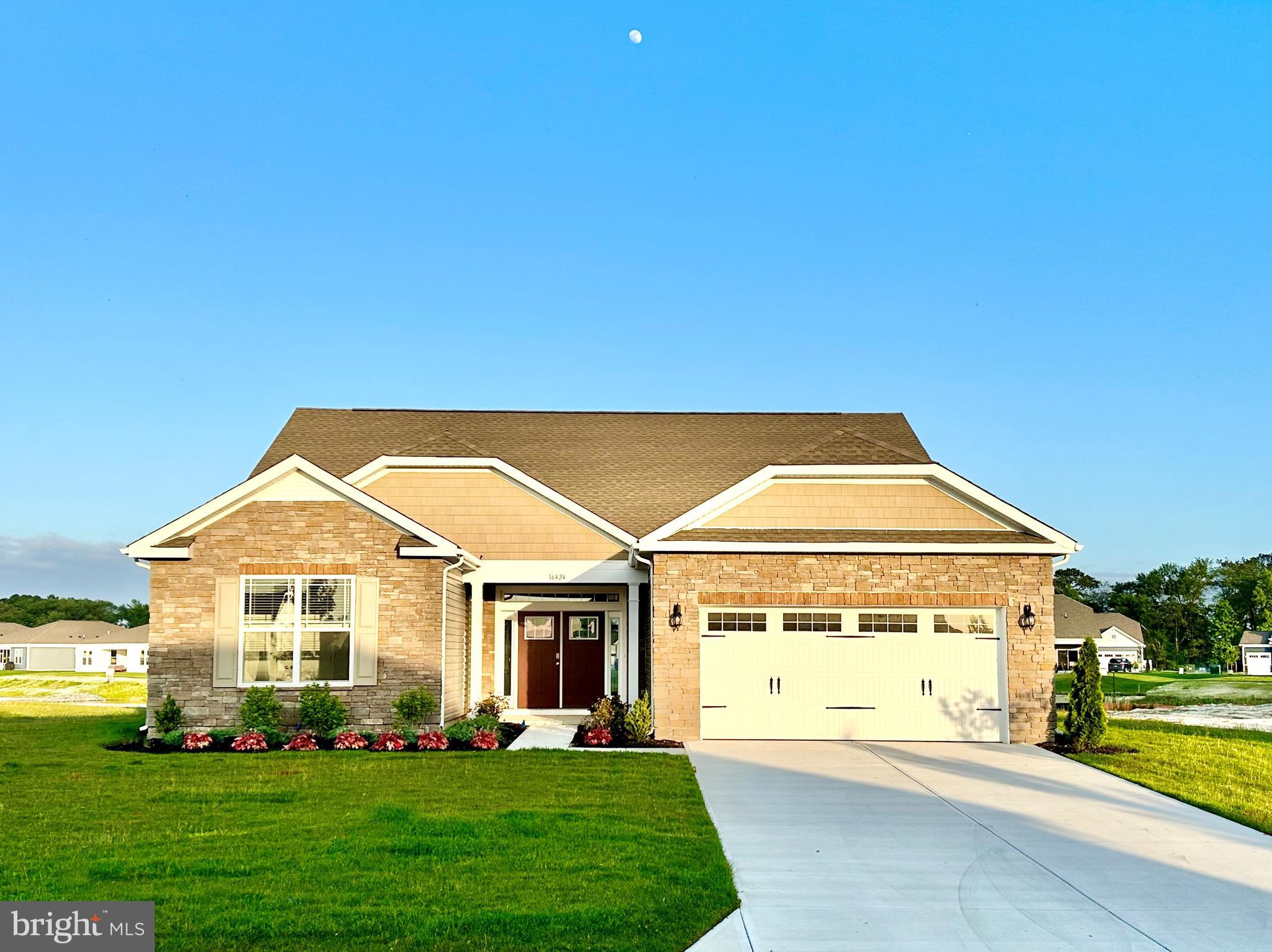 Experience 24095 West Cypress Way, a new home with backyard pond views in Woodfield Preserve in Milton, DE. The Coastal, a 2,181 square foot ranch home offers three bedrooms, two-and-a half bathrooms, a gas fireplace, and a two-car garage. This home has expansive open-concept living, with 11-foot ceilings and oversized windows creating great views and plenty of light.

Enjoy cooking and entertaining in your spacious gourmet kitchen with quartz countertops, stainless steel appliances and classic white cabinetry, but still be a part of the activity with friends and family.  The laundry room is conveniently located off the kitchen. 

There is ample room for hosting and entertaining. The main suite provides a great get-away for relaxation and includes a sizeable walk-in closet, double bowl vanity, and luxury owner’s shower. Two additional bedrooms are located on the main level sharing the second bathroom, linen closet, and coat closet. 

Enjoy the cozy, screened porch overlooking your fully sodded, landscaped and irrigated lawn. This home includes the exclusive Smart Home® package giving you peace of mind living in your new home. 

Pictures, artist renderings, photographs, colors, features, and sizes are for illustration purposes only and will vary from the homes as built. Image representative of plan only and may vary as built. Images are of model home and include custom design features that may not be available in other homes. Furnishings and decorative items not included with home purchase.