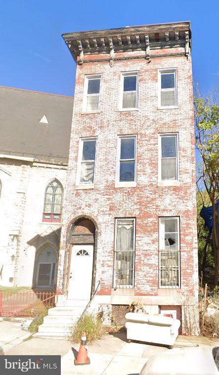 AS-IS sale. Full renovation required. Brick rowhome located in a West Baltimore neighborhood experiencing active public and private redevelopment momentum. The property sits adjacent to multiple city-backed revitalization efforts, including nearby mixed-use redevelopment projects, recently issued Baltimore City RFPs for vacant block redevelopment, and ongoing corridor improvement initiatives along North Fremont Avenue. Area investment activity reflects municipal focus on stabilization, housing redevelopment, and long-term neighborhood revitalization.

Convenient access to downtown Baltimore, the MLK Blvd corridor, major commuter routes including I-95 and I-695, public transportation, employment centers, universities, and cultural amenities. Supporting future rentability and resale potential. Seller will not make repairs or provide credits. Property may not qualify for FHA/VA financing. Submit offers with proof of funds.