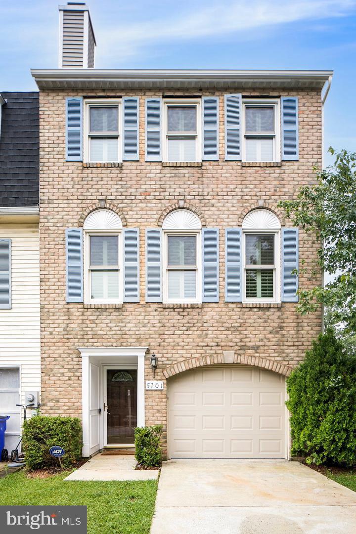 MULTIPLE OFFERS WERE RECEIVED AND SELLER ALREADY ACCEPTED ONE OFFER.  Beautiful Brick-Front End-Unit Townhome – Move-In Ready! (Owner-Occupied Offers Only – No Investors)  Highlights You'll Love: Brand-new stainless steel appliances: Stove, microwave, and dishwasher. Brick-front end-unit with large, fully fenced yard. Rich hardwood and tile flooring throughout – no carpet anywhere. Glass-tile surround fireplace that burns real wood – cozy and stylish Skylights in the primary suite for natural light and serenity. Bright and sunlit spaces on every level. Step into this beautifully maintained 1,800 sq ft townhome, freshly painted on all three levels and full of thoughtful updates. The open-concept main level welcomes you with gorgeous hardwood floors, abundant windows, and custom built-ins. Cozy up by the real-wood burning fireplace with elegant glass tile surround—perfect for cool evenings. The kitchen features granite countertops, a spacious island, and those brand-new stainless steel appliances, plus direct access to a large, private deck—ideal for morning coffee or weekend gatherings. Upstairs, the primary suite is a true retreat with vaulted ceilings and skylights that flood the space with sunlight. The en-suite bath includes beautiful tilework and a calming, spa-like feel. Two additional bedrooms offer great flexibility for family, guests, or a home office. Downstairs, you'll find a versatile den or rec room, a laundry area, and a walkout to the fully fenced backyard—private, low-maintenance, and perfect for pets or relaxing. Located near Westview South, Ballenger Creek parks, shopping, and restaurants, with quick access to I-270 for commuting to DC and beyond.