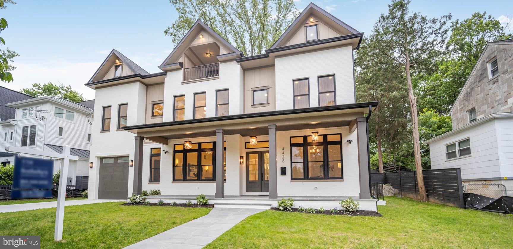 PRICE REDUCED – NOW OFFERED UNDER $4 MILLION!

Welcome to 4428 Albemarle Street NW, an exceptional custom-built estate offering over 8,300 square feet of luxury living in the heart of American University Park. Crafted with premium materials and meticulous attention to detail, this residence blends timeless design, modern functionality, and outstanding value.

The home's striking curb appeal begins with expert masonry and brickwork, complemented by Select Grade Pennsylvania Bluestone walkways and a welcoming front porch. Inside, custom Andersen windows flood all four levels with natural light, while a dramatic four-level floating staircase of steel and white oak serves as a stunning architectural centerpiece.

The chef's kitchen features dual islands, a dedicated coffee station, rare Tunisian Saharan Noir marble countertops, and a suite of premium appliances including GE Monogram, AGA, Jenn-Air, and XO, all conveying with reset warranties. White oak hardwood flooring extends throughout the main living areas, creating warmth and sophistication.

The luxurious primary suite includes a fireplace, custom closets, and direct access to a full-width rear balcony overlooking the private backyard retreat complete with an outdoor kitchen, firepit, and ample entertaining space. Spa-inspired bathrooms feature seamless Calacatta porcelain slab walls, eliminating grout lines for easy maintenance and lasting beauty.

Additional highlights include spacious secondary bedrooms, a versatile top-floor loft ideal for a home office, au pair suite, or teen retreat, three-zone Carrier HVAC, whole-house water filtration, CAT-6 wiring, intelligent lighting systems, and home theater-ready infrastructure.

Perfectly situated in one of Washington's most desirable neighborhoods, residents enjoy easy access to Massachusetts Avenue dining and shopping, Wagshal's Market, Millie's, Tenleytown, Friendship Heights, Whole Foods, Janney Elementary, Turtle Park, and the Tenleytown Metro.

An extraordinary opportunity to own a thoughtfully designed luxury residence in a premier location, now offered at an exceptional value under $4 million.