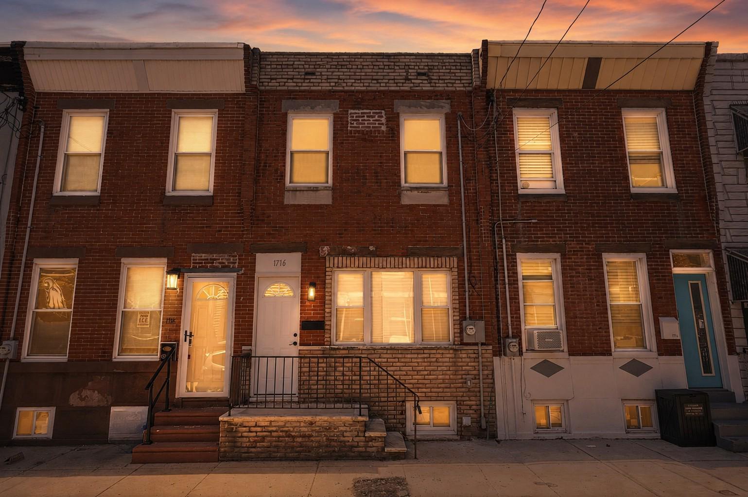 Welcome to 1716 S Chadwick St, a meticulously restored one of a kind brick-front residence boasting a full remodel from top to bottom. Just on the other side of East Passyunk, located in the Newbold section of the city, this home offers 3 spacious bedrooms, 2.5 bathrooms, and a generously sized basement with tons of extra space. The inviting living room features an open layout with light oak luxury vinyl flooring and recessed lighting. The well-appointed chef kitchen is equipped with quartz countertops, modern shaker cabinets, a stylish backsplash, and a stainless steel appliance package. The large rear patio is enclosed with a privacy fence, providing an ideal setting for morning coffee or evening gatherings. The basement serves as a versatile clean bonus area or additional storage space. Upstairs, the second floor boasts three bedrooms including a primary suite with dual closets and its own ensuite bathroom with spa-like finishes. All new hvac, plumbing, windows, electric, fixtures you name it! Located in the vibrant Newbold/Point Breeze neighborhood, this home offers a fantastic walk score and is surrounded by an array of dining and entertainment options including South Philly Taproom, Hardena, and Ultimo Coffee. Additionally, East Passyunk, Graduate Hospital, and Rittenhouse are within walking distance. Convenient access to public transportation, including the nearby Tasker Morris subway station, makes commuting a breeze. Proximity to UPenn, Drexel, and University City Hospitals adds to the appeal of this prime location. All work was permitted and approved by the city. Don't miss the opportunity to make this your new home!
