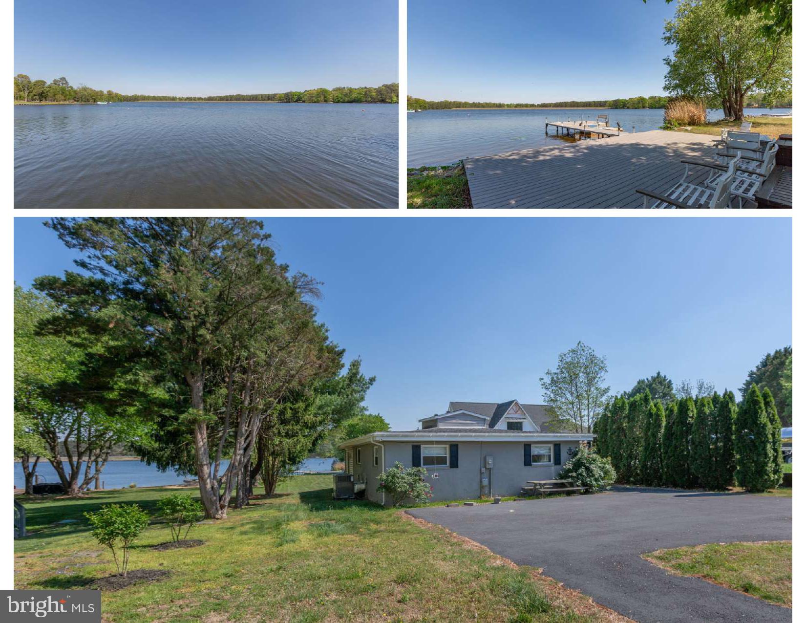 Set along the widest stretch of Lake Caroline, this completely updated waterfront retreat offers sweeping views, easy outdoor living, and access to one of the region’s most amenity-rich private lake communities! 68 Saratoga Cove in Ruther Glen boasts a fully renovated  home, resting on a .63-acre lot. The setting is a standout, folks! Positioned on the main body of the lake, the property enjoys open vistas across the water, with uninterrupted sightlines that shift throughout the day. The front yard is flat and grassy with a recently paved asphalt driveway offering generous parking, while the backyard extends seamlessly to the shoreline with a private dock, floating jet ski platform, and a dedicated launch for kayaks and canoes. A large waterfront patio creates a natural gathering space, complemented by a second lounging area at the dock for entertaining and room to host. The home’s exterior is classic, simple and functional, with a gray façade accented by black shutters. Inside, the home is all like-new, resulting in a clean, cohesive interior. The kitchen anchors the space with white cabinetry, stainless steel appliances, granite countertops, and luxury vinyl plank flooring that runs throughout the main areas. The open layout flows from the kitchen into a dining space and onward to a comfortable living area, with natural light and lake views drawing the eye outward. The primary bedroom is located just off the kitchen and features an updated ensuite bath with a walk-in shower outfitted with body jets, a bench, and handheld fixture, along with a double-door closet. A secondary bedroom and full hall bath offer additional accommodations, while a discreet laundry area with full-size washer and dryer is tucked behind pocket doors. The lakeside addition serves as a flexible lake room, with expansive windows, two closets, and direct access to the patio, making it well-suited as a family room, office, or entertaining space. The world is your oyster here – all with a lake view! Recent system updates include a new HVAC system, a separate split system for the lake room, and a tankless water heater, all completed in 2022. Residents of Lake Caroline enjoy access to a gated community with a private lake for boating, fishing, kayaking, and jet skis, along with a swimming pool, tennis and pickleball courts, basketball courts, parks, community docks, and year-round events. With this location, multiple parks, golf, shopping, dining, grocery, and I-95 access (Ladysmith and Ruther Glen exits) are within 10 minutes, and the hearts of Richmond and Fredericksburg are within 35 minutes. At 68 Saratoga Cove in Ruther Glen, the balance of waterfront living and everyday convenience comes into clear focus. We hope you will come enjoy your best summer yet here at this perfect lake home!