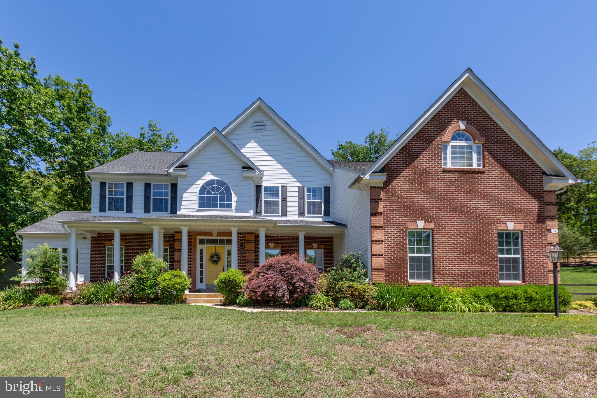 Welcome to an exceptional luxury retreat tucked away on over 4 private acres in one of Stafford County’s most prestigious settings. Perfectly blending elegance, comfort, and peaceful estate-style living, this stunning custom residence offers the rare opportunity to enjoy space, privacy, and sophistication while remaining conveniently close to commuter routes, shopping, dining, and everyday conveniences.

From the moment you arrive, the home’s commanding presence, long private approach, and beautifully landscaped surroundings create an immediate sense of arrival. Designed with timeless architectural appeal and over 6,000 finished square feet of thoughtfully crafted living space, this home was built to impress while still feeling warm, inviting, and livable.

Inside, expansive living areas are filled with natural light, soaring ceilings, elegant finishes, and carefully designed spaces that effortlessly balance everyday living with upscale entertaining. The heart of the home is the beautifully appointed gourmet kitchen, offering abundant cabinetry, generous prep space, oversized gathering areas, and seamless flow into the main living spaces — creating the perfect environment for hosting family and friends.

The spacious primary suite offers a true private retreat with spa-inspired comfort and room to unwind at the end of the day, while the additional bedrooms and living spaces provide flexibility for guests, home offices, recreation, fitness, or multi-generational living.

The fully finished lower level expands the home’s versatility even further, offering exceptional space for entertaining, movie nights, game areas, hobbies, or creating the ultimate private guest retreat or in-law suite.

Step outside and experience what truly makes this property extraordinary. Surrounded by mature trees and peaceful natural beauty, the expansive acreage creates a rare sense of privacy and tranquility that is increasingly difficult to find in today’s market. Whether enjoying quiet mornings with coffee, evenings under the stars, or entertaining on a grand scale, this property offers the perfect blend of luxury and escape.

This is more than just a beautiful home — it’s a lifestyle defined by space, privacy, comfort, and timeless elegance.

Rarely does a property combine luxury, acreage, location, and everyday livability so effortlessly. Welcome home to 74 Brooke Crest.