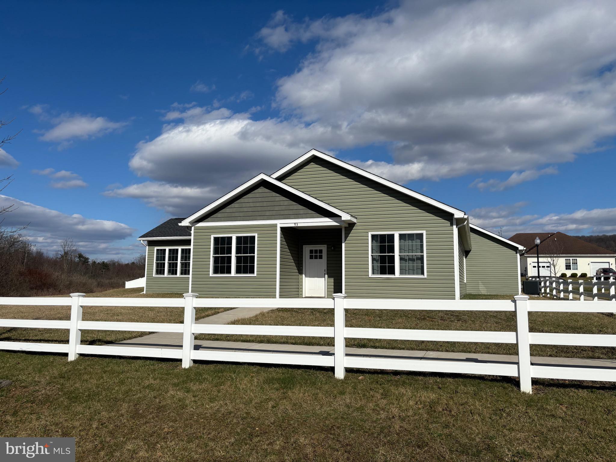 Big Price Reduction! Welcome to this stunning custom-built home in the desirable Prichard Farms community of Frostburg. Built in 2022, this beautifully designed single-level home offers 2,093 square feet of thoughtfully crafted living space, combining modern style with everyday comfort.  

Step inside to discover an open and inviting floor plan highlighted by cathedral ceilings, durable luxury vinyl plank flooring, and a cozy 40,000 BTU fireplace. The heart of the home is the impressive kitchen, complete with beautiful granite countertops, ample cherry cabinetry, a gas stove and a layout ideal for both casual meals and hosting gatherings. A bright and airy sunroom extends your living space and provides the perfect spot to enjoy morning coffee or unwind at the end of the day.

This home offers 3 generously sized bedrooms and 2.5 baths, including a well-appointed primary suite with a walk-in closet and a beautifully tiled shower. Additional conveniences include a large dedicated laundry/mudroom and a 34 x 26' oversized garage with a pull down attic for extra storage and functionality. As an added luxury there is in-floor radiant heat throughout the entire home and the garage! 

Enjoy outdoor living on the covered rear patio, perfect for entertaining or simply taking in the peaceful surroundings. With its modern finishes, custom design, and desirable one-level living, this home is a rare opportunity you won’t want to miss. More photos coming soon!

Home warranty offered with acceptable offer.