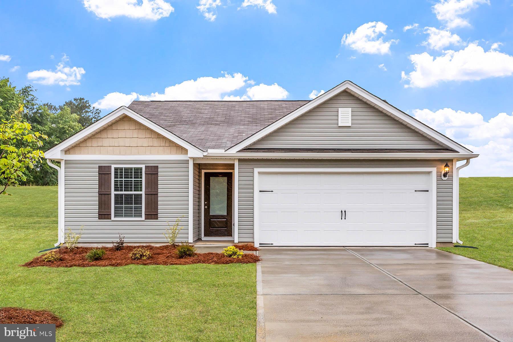 The Macon is a stunning new home available in the beautiful Brookwood community! This 3-bedroom home has an appealing layout with a large living room that opens to the kitchen and dining area. The sliding glass door in the living room offers views of the private back yard. This home includes luxurious upgrades at no added cost. A full suite of energy-efficient stainless-steel Whirlpool® kitchen appliances, incredible granite countertops, 36” upper wood cabinets with crown molding and a Wi-Fi enabled garage door opener are just a few of the modern upgrades that come standard. Walk In's welcome! No time to build? Tired of the bidding wars? We have new construction move in ready inventory! Located in the peace and quiet of Caroline County, you can enjoy all that the county has to offer. Small town charm, excellent schools, and so much more!!
 *Photos are representative of home to be built. Colors and finishes are subject to change