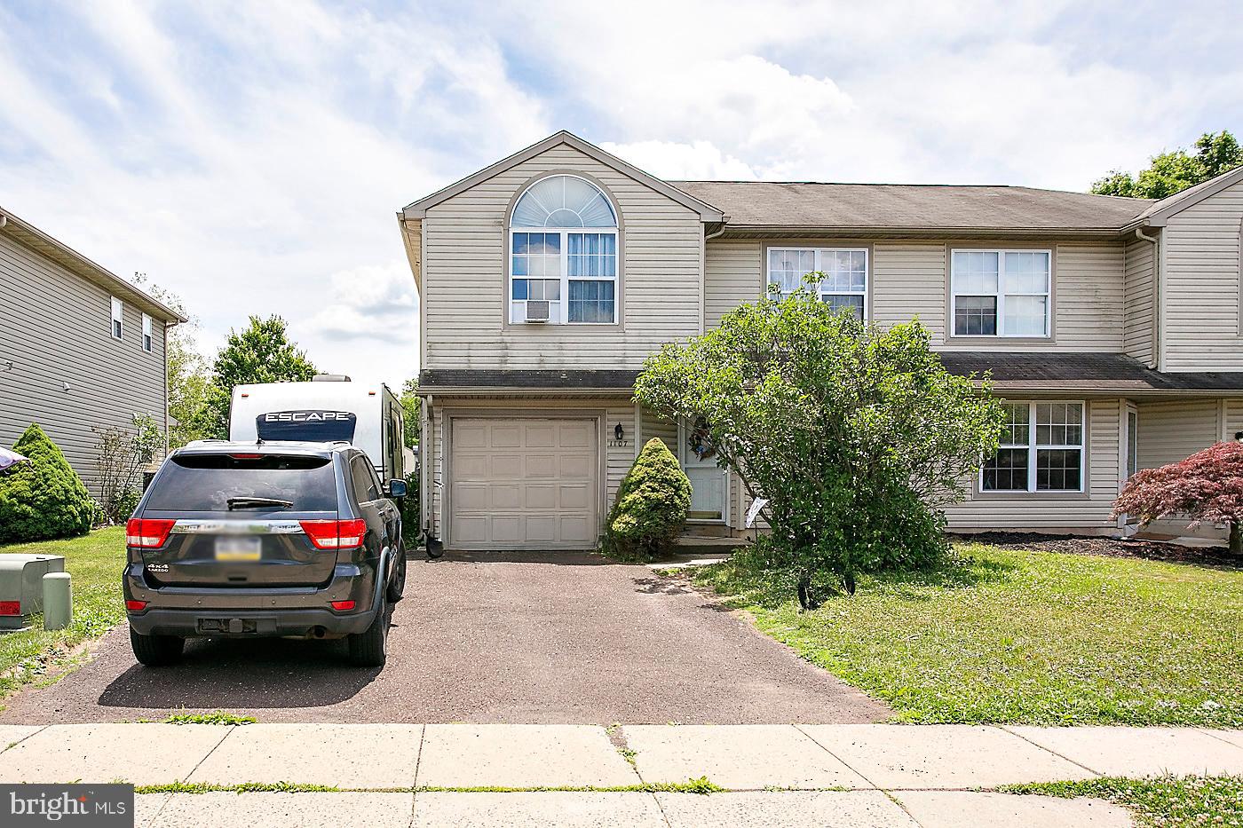 This twin home is located in the community of Walnut Bank Farms, in Quakertown Community schools
Features include a car attached garage, powder room, living room, dining room and a bright eat in kitchen. The large kitchen window overlooks the rear yard.
The second floor offers 3 bedrooms, the laundry and the hall Bath.
This community does not have an association Fee.
There are hardwood floors on the first floor of this home.
This lovely home is within walking distance , on a walking  trail, to the Park, ,the library, and downtown Quakertown , where there are   stores , restaurants and community events .