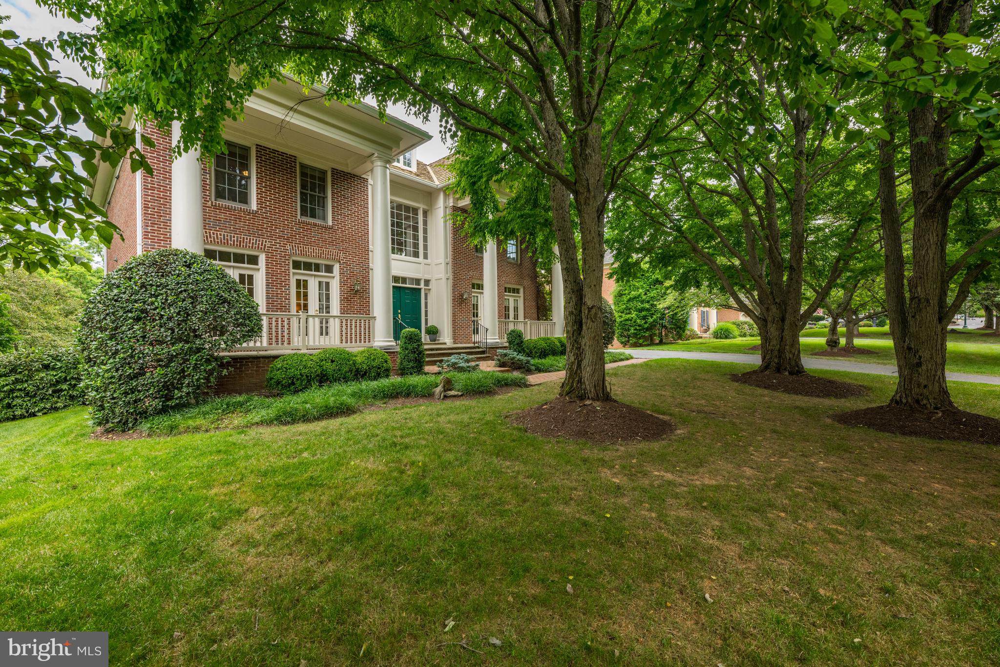Photos will be available late on Monday.  This warm and inviting Georgian home welcomes you from the elegant front porch entryway inside to stunning panoramic views of the TPC at Avenel Golf Course.   High ceilings, beautiful hardwood floors and recently updated with multiple brand new decks and covered porches offering exciting finishes  throughout the home.
Light filled and with an open floorplan, you will enjoy everyday living along with the perfect entertaining spaces.  The main level offers a welcoming foyer with circular staircase, a spacious living room and library.   Elegant french doors from the living room and library open onto the front porch.  A  large dining room (with space for a table that seats 12) has its own covered deck that overlooks the golf course.  Continue into the gourmet kitchen with island, breakfast room and family room all leading outside to a circular entertaining deck  with  panoramic golf course views.  A two car garage and powder room complete the main level.   Upstairs one finds a grand oversized primary suite with more than ample double walk in closets, and updated double  primary baths.  A nice surprise awaits as you enter Bedroom number 2  with its own private deck with elevated views of the golf course.  Bedroom number 3  and a hall bath  complete this second story of the residence.   Gliding down the staircase to the lower level one will be delighted with the full daylight exposure and light filled lower level.   Enjoy the double size family room with circular sitting room that opens to a covered patio. Bedroom number 4 and bath number 4 enjoy a covered porch.  A huge storage room completes this light filled lower level. 
A total of four bedrooms and four and a half baths.  This home is special! All located in sought after Avenel where the HOA fee includes landscape maintenance, snow removal of all major streets, swim and tennis club membership and private surveillance.   The onsite management office provides top notch service to Avenel homeowners.
Equidistant between Reagan National and Dulles airports.  Appoximately twenty minutes to Georgetown, the Kennedy Center and the White House.