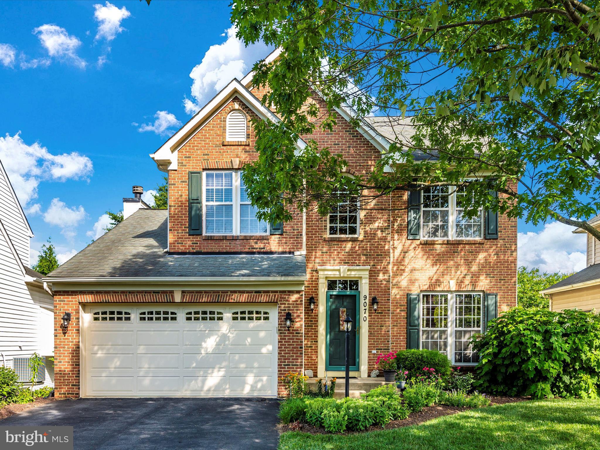 Welcome to 9070 Harris Pl, a stunning 4-bedroom single-family home located in a peaceful cul-de-sac in the highly desired Villages of Urbana neighborhood. This beautiful home offers extra living space in the fully finished basement, easily convertible into an additional bedroom, making it ideal for a growing family or guests. With 3.5 bathrooms, including a primary suite, there's plenty of room for everyone.

Enjoy gatherings in the generously-sized living/dining area graced by a fireplace, huge windows, and glass sliding doors that lead out to a freshly stained deck. The deck overlooks beautiful trees that offer a serene nature setting. The kitchen provides ample space, perfect for everyday cooking. The finished basement offers a large space with a walkout sliding glass door, the space is perfect for a playroom, gym or home theater.

The front yard is very well maintained, adding to the home's charming curb appeal. This home is within walking distance from local restaurants, shops, and a short driving distance from major highways, providing unparalleled convenience. Don't miss the opportunity to own this gem in a desirable neighborhood. Schedule your showing today!