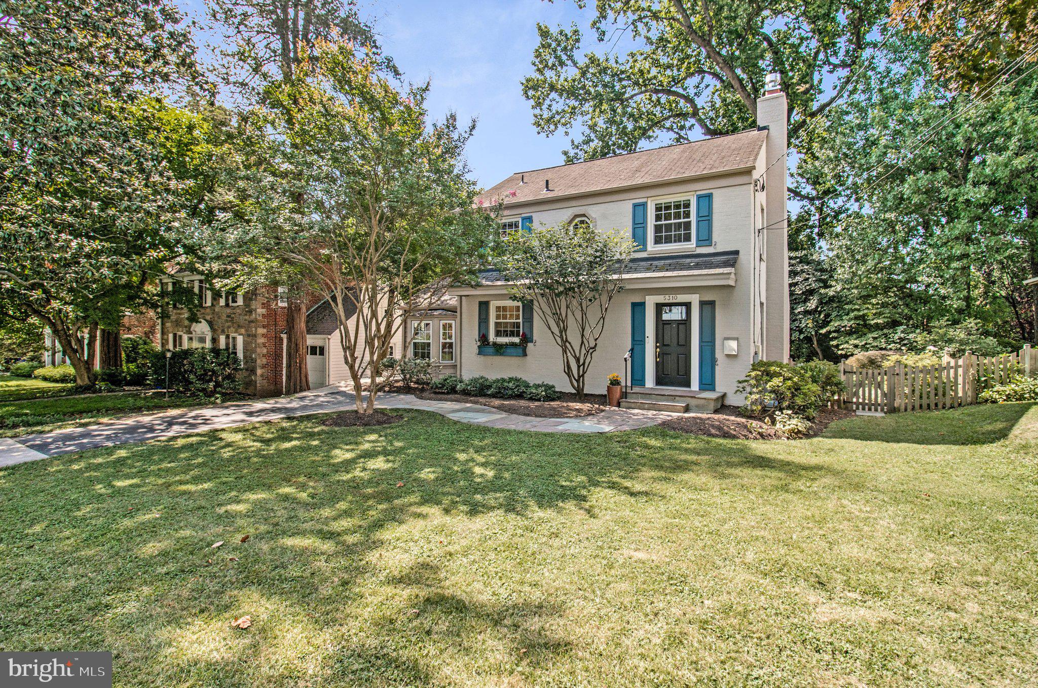 OPEN HOUSE (Sun 7/19 from 1-3:30)  Beautifully maintained 3-bedroom, 2.5-bath painted-brick colonial with strong curb appeal and an exceptional backyard. Set on a quiet no-through street just a short walk from downtown Bethesda and Metro.<br/><br/>Professionally measured at 1,983 sq ft (see floor plan). Step inside to a family room with a bay window and vaulted ceiling, plus an open kitchen and dining area with granite countertops, a center island, and stainless steel KitchenAid appliances. A separate living room features a brand-new gas fireplace and connects to an airy sunroom that invites the outdoors into the home.<br/><br/>Thoughtful details include a main-level powder room, refinished hardwood floors, crown moldings, updated bathrooms and windows, a nicely finished lower level, a new washer and dryer, and a floored attic for additional storage.<br/><br/>The elevated, private, level, south-facing backyard is filled with sunlight and framed by mature plantings. The fenced yard includes a patio and storage shed, with plenty of space for relaxing, entertaining, and play.<br/><br/>Enjoy a close-knit neighborhood just steps from the Bethesda Trolley Trail, a playground, a school-bus stop, neighborhood basketball hoops, and NIH green space. A short walk along the wooded trail, which borders the NIH green space, leads directly into downtown Bethesda, with convenient access to two Metro stations. Served by Bethesda Elementary and Bethesda-Chevy Chase High School.  Floor plan in documents section.